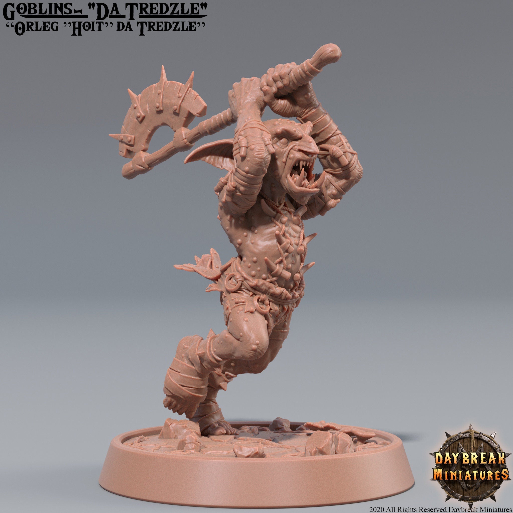 Goblins da Tredzle - Stockus, quest for glory, DayBreak Miniatures, for Wargames, Dungeons & Dragons TTRPG