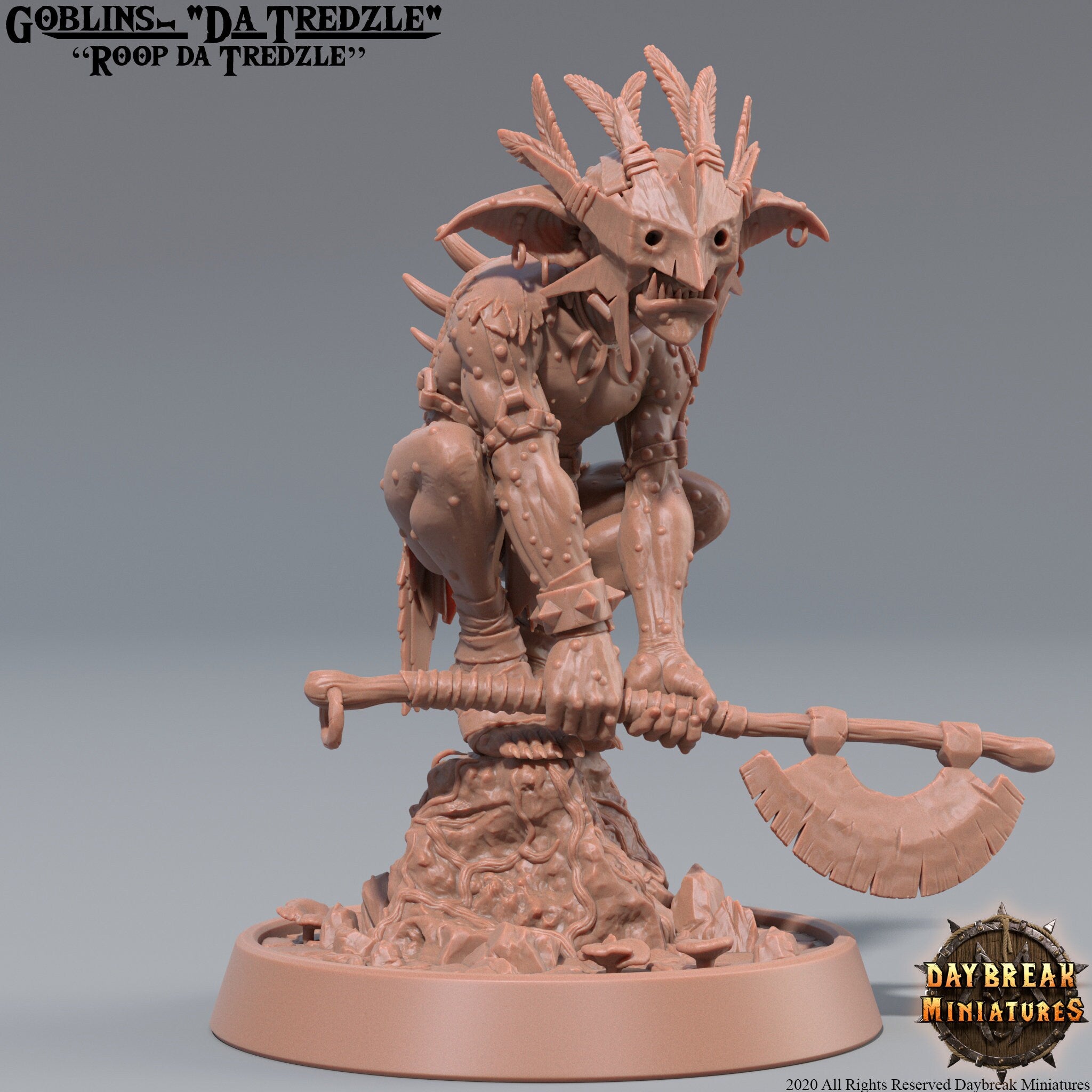 Goblins da Tredzle - Roop da Tredzle, quest for glory, DayBreak Miniatures, for Wargames, Dungeons & Dragons TTRPG