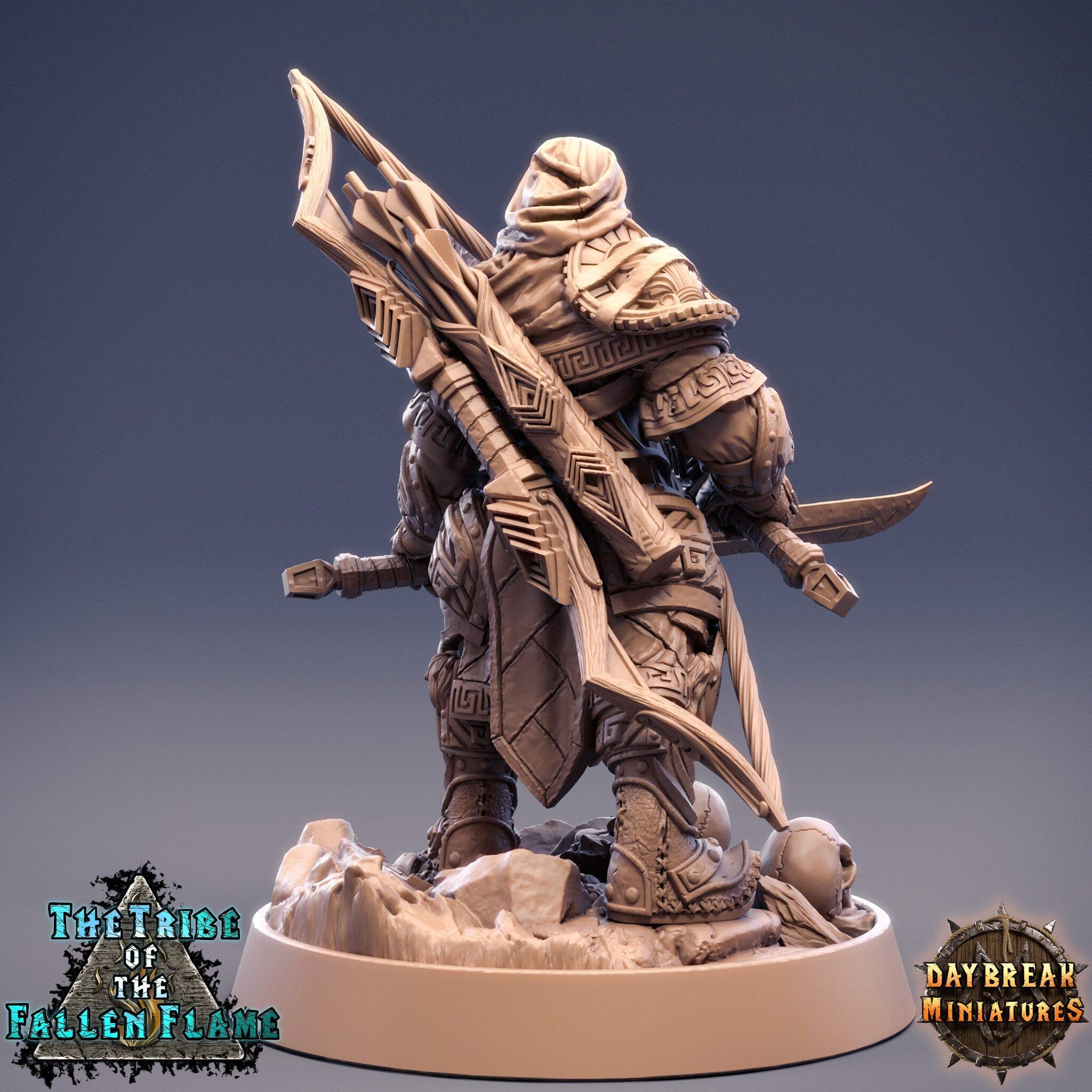 The Tribe Of The Fallen Flame - Goslana Shadowslash, quest for glory, DayBreak Miniatures, for Wargames, Dungeons & Dragons TTRPG