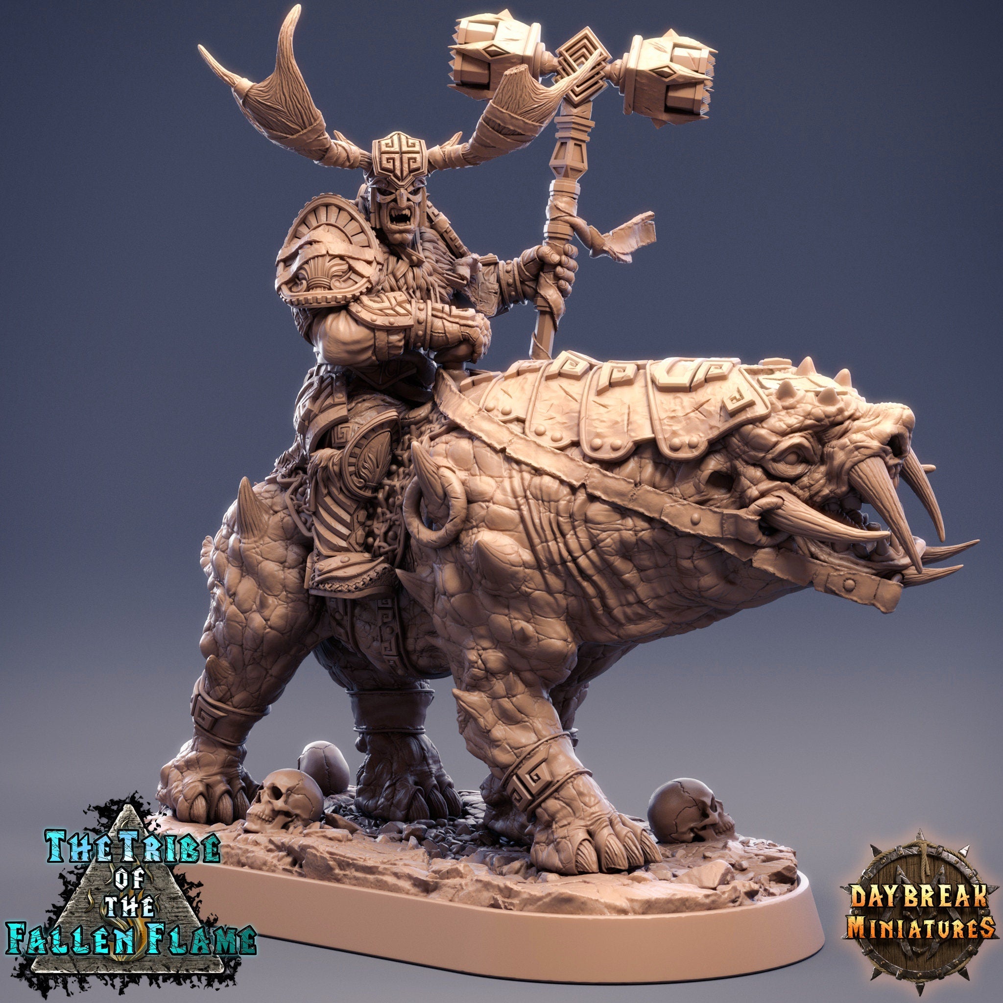 The Tribe Of The Fallen Flame - Young Dreadwriggler, quest for glory, DayBreak Miniatures, for Wargames, Dungeons & Dragons TTRPG