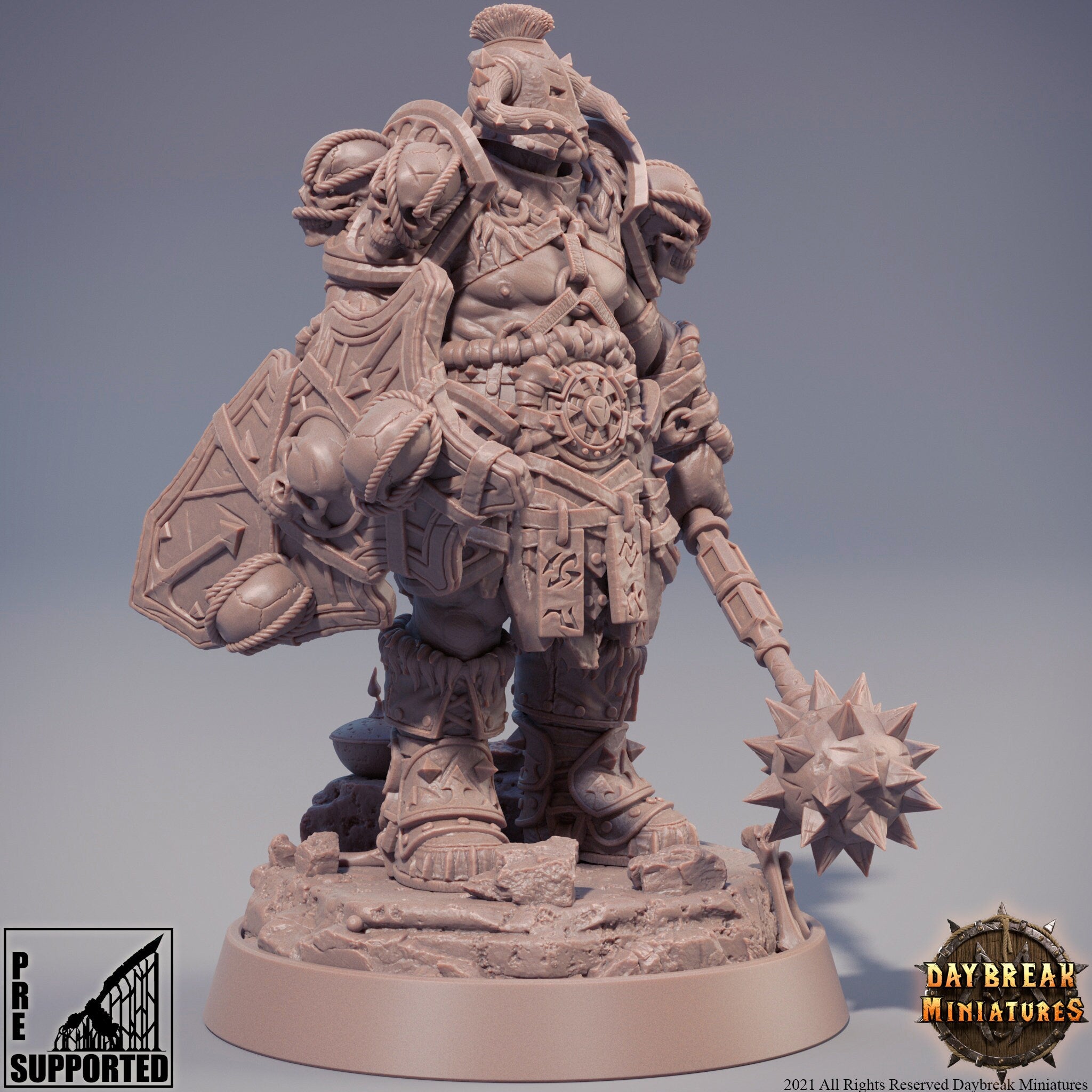 The Chaos Barbarians of Q - Tachyonx the Hidden, quest for glory, DayBreak Miniatures, for Wargames, Dungeons & Dragons TTRPG