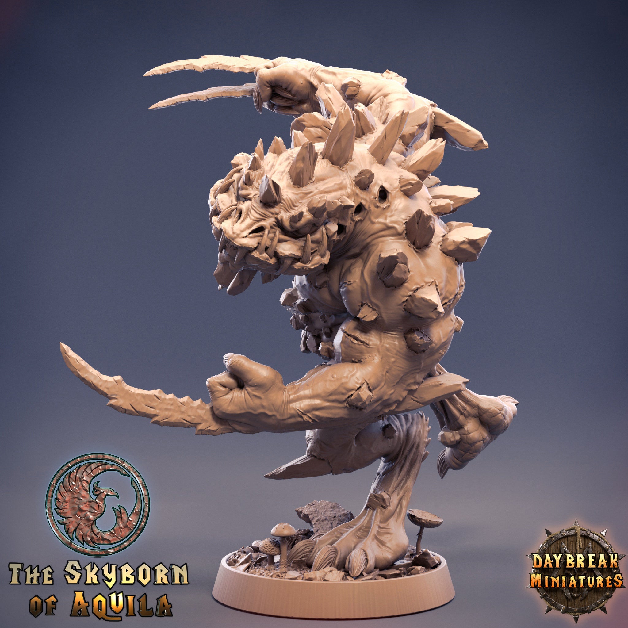 The Skyborn of Aquila - Prios Powerbeak, quest for glory, DayBreak Miniatures, for Wargames, Dungeons & Dragons TTRPG