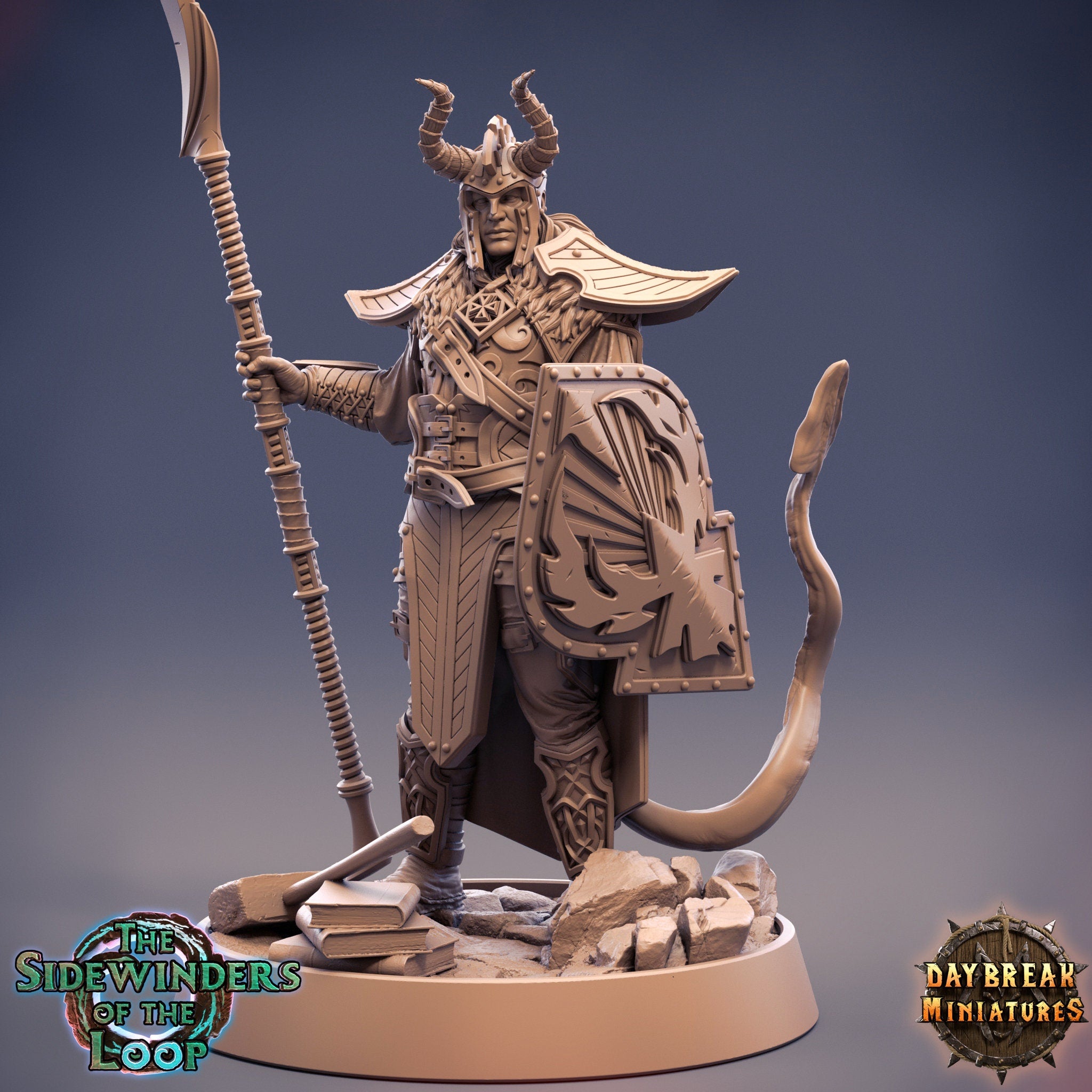 Tieflings The Sidewinders of the Loop - Emil Luckso, quest for glory, DayBreak Miniatures, for Wargames, Dungeons & Dragons TTRPG