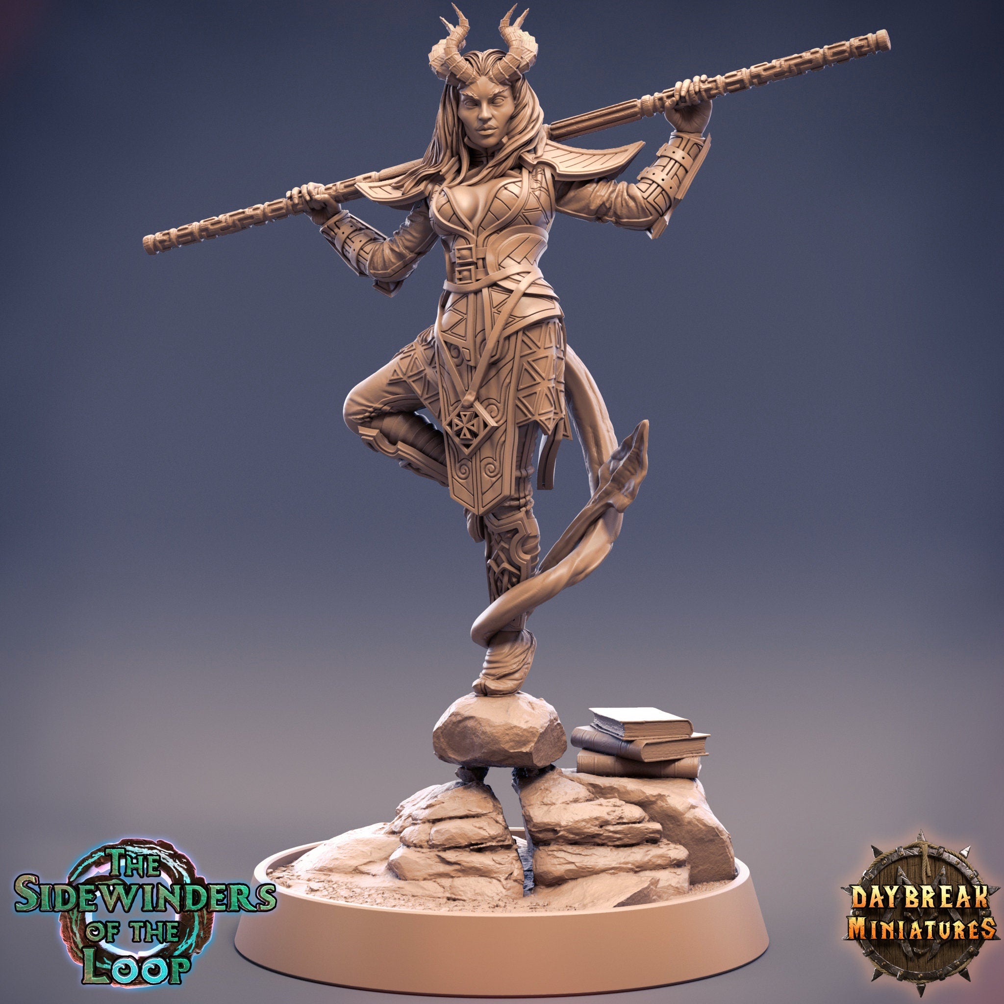 Tieflings The Sidewinders of the Loop - Noosher Neverprey, quest for glory, DayBreak Miniatures, for Wargames, Dungeons & Dragons TTRPG