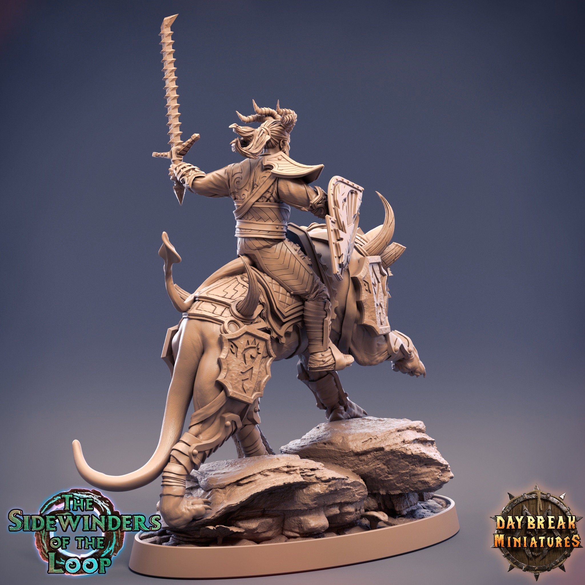 Tieflings The Sidewinders of the Loop - Noosher Neverprey, quest for glory, DayBreak Miniatures, for Wargames, Dungeons & Dragons TTRPG