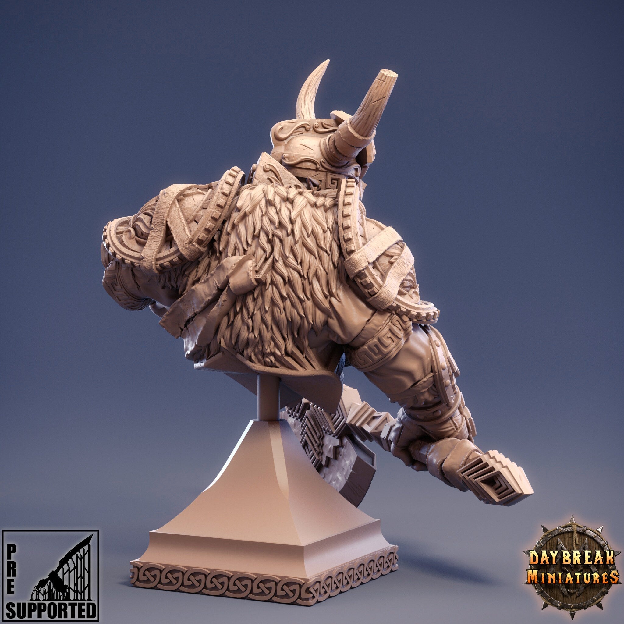 Homad the Shredder - BUST, quest for glory, DayBreak Miniatures, for Wargames, Dungeons & Dragons TTRPG