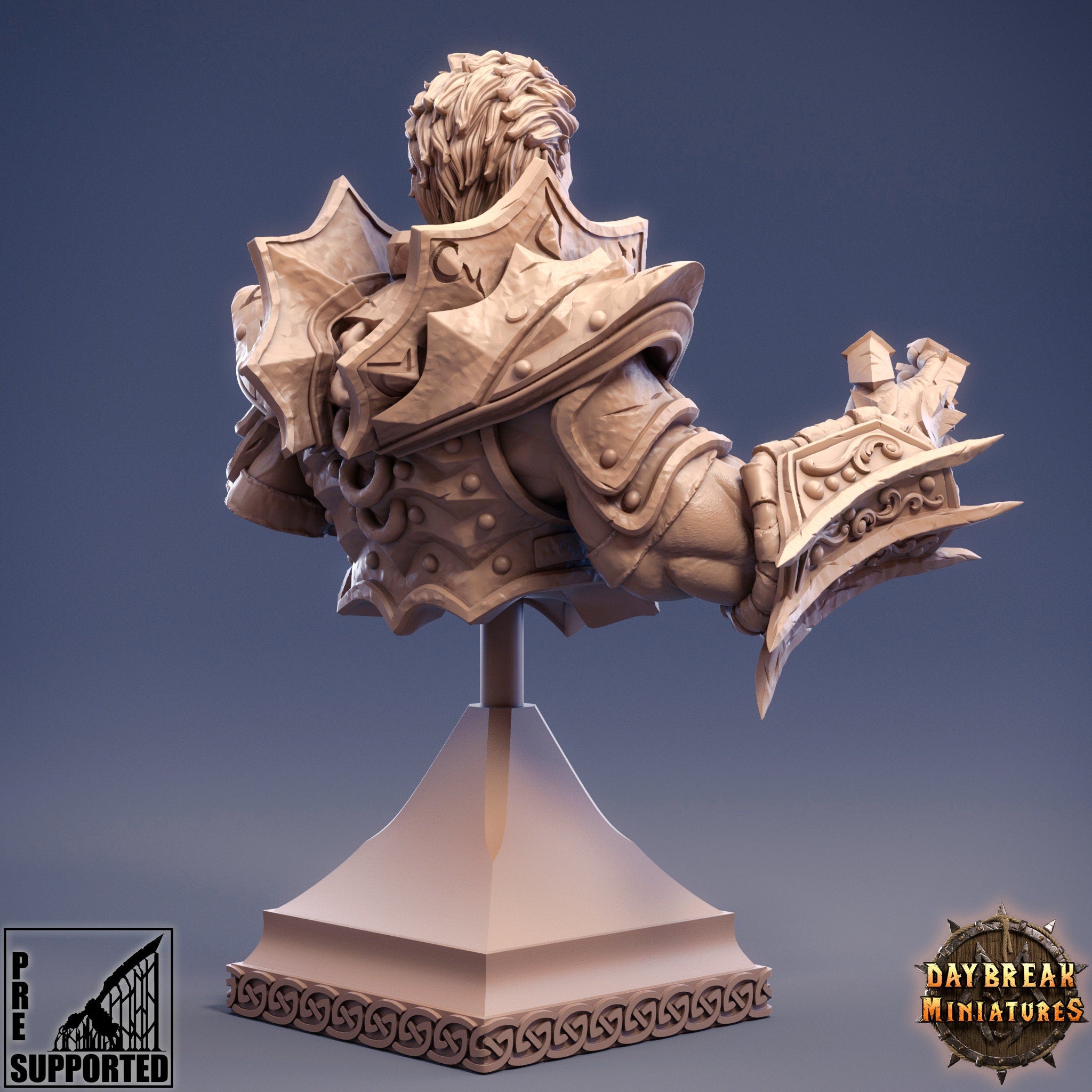 Vladimir Kronach - BUST, quest for glory, DayBreak Miniatures, for Wargames, Dungeons & Dragons TTRPG