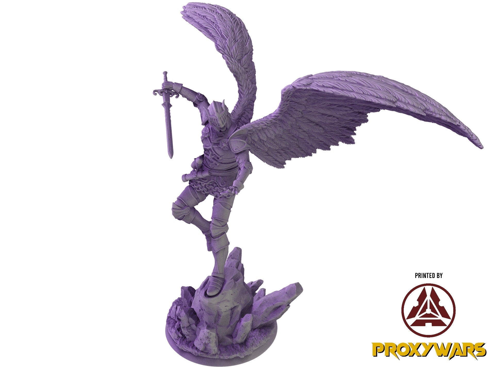 Welcome Back - Hero - The Aasimar (Medium - 25 mm), quest for glory, Flesh of Gods, for Wargames, Dungeons & Dragons TTRPG