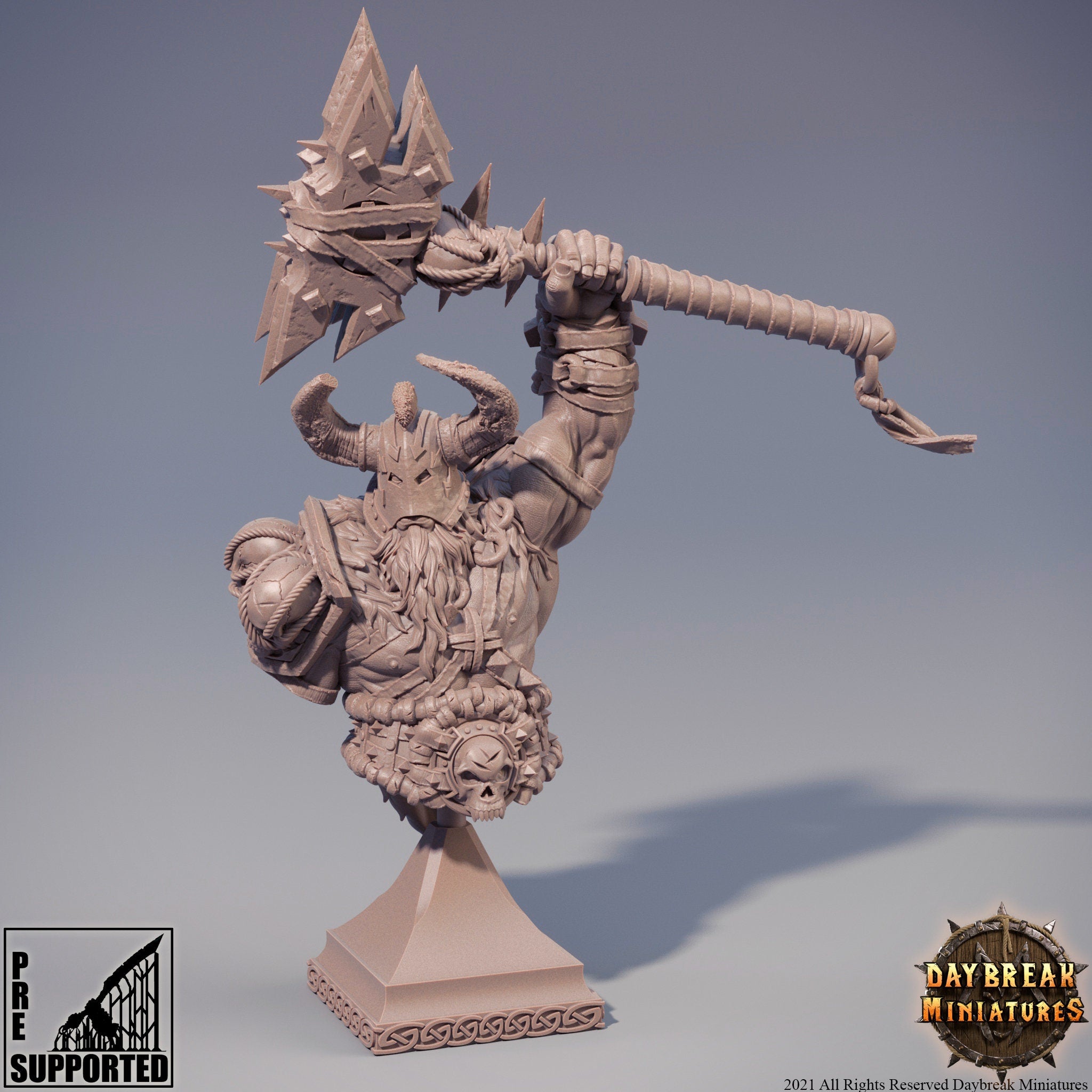 Ilmar Hakka - BUST, quest for glory, DayBreak Miniatures, for Wargames, Dungeons & Dragons TTRPG