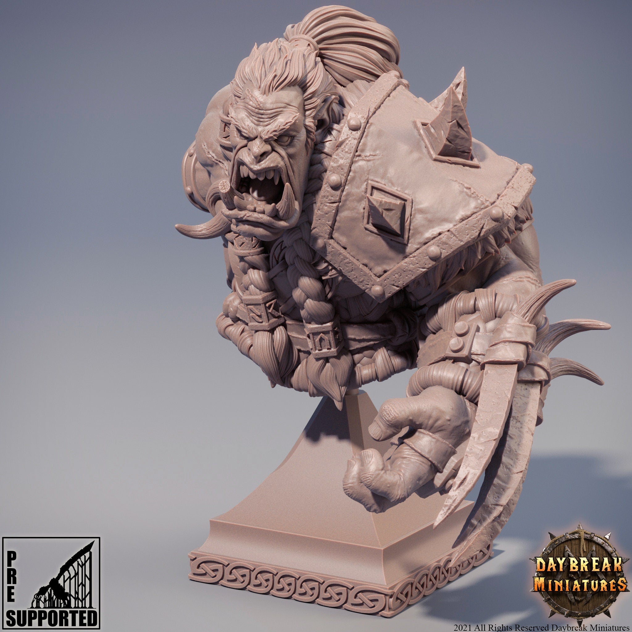 Zweitung Blutnagel - BUST, quest for glory, DayBreak Miniatures, for Wargames, Dungeons & Dragons TTRPG