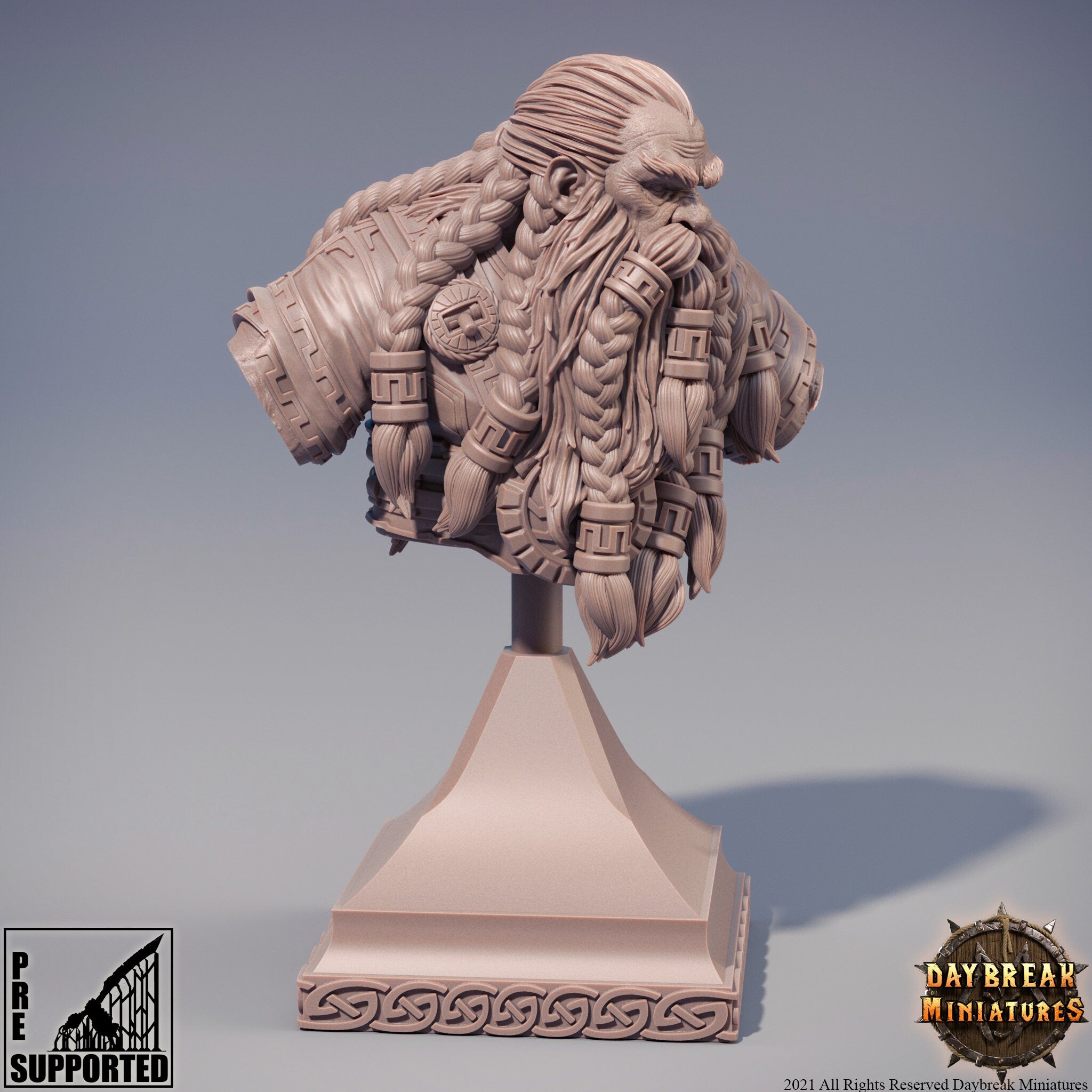 Petri - BUST, quest for glory, DayBreak Miniatures, for Wargames, Dungeons & Dragons TTRPG