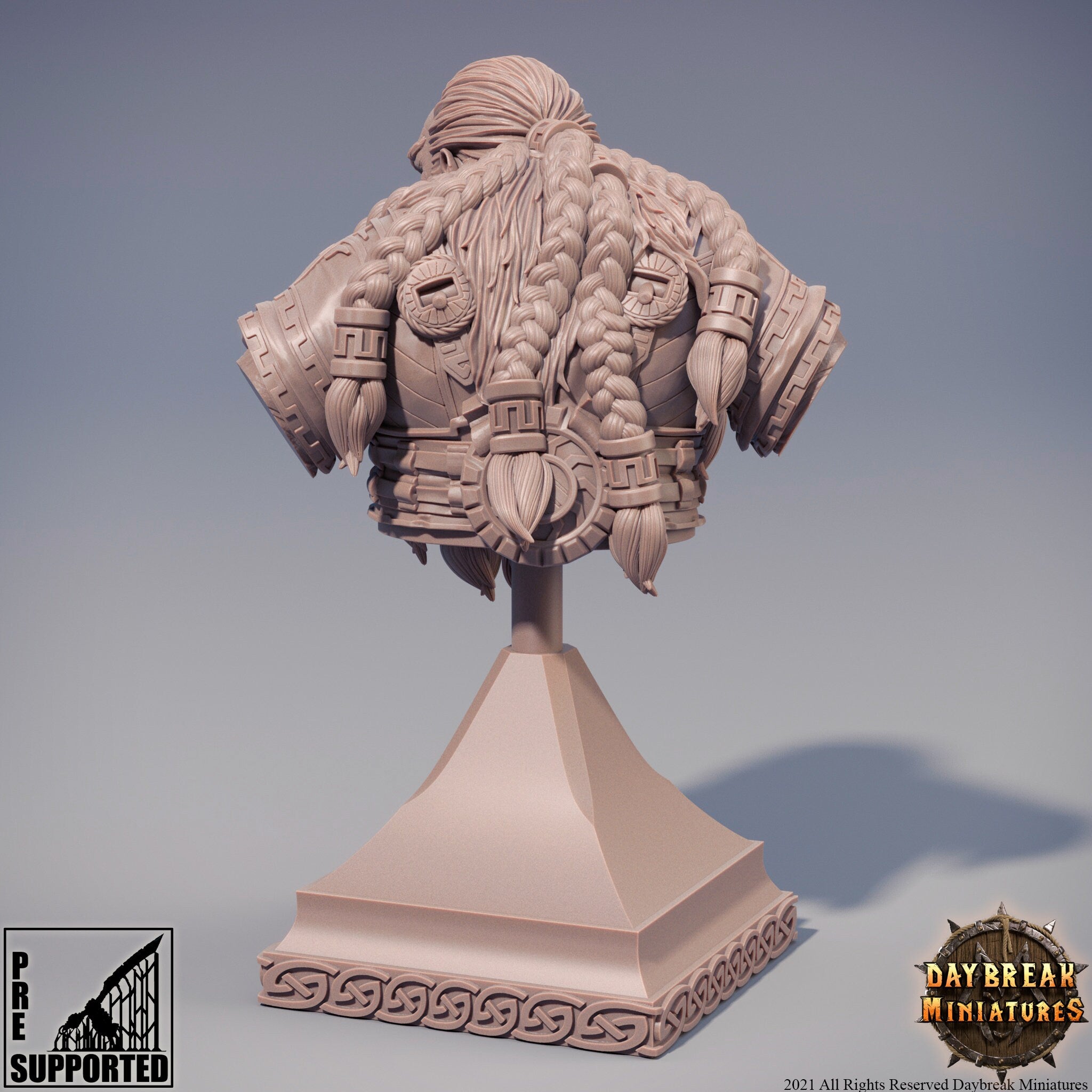 Petri - BUST, quest for glory, DayBreak Miniatures, for Wargames, Dungeons & Dragons TTRPG