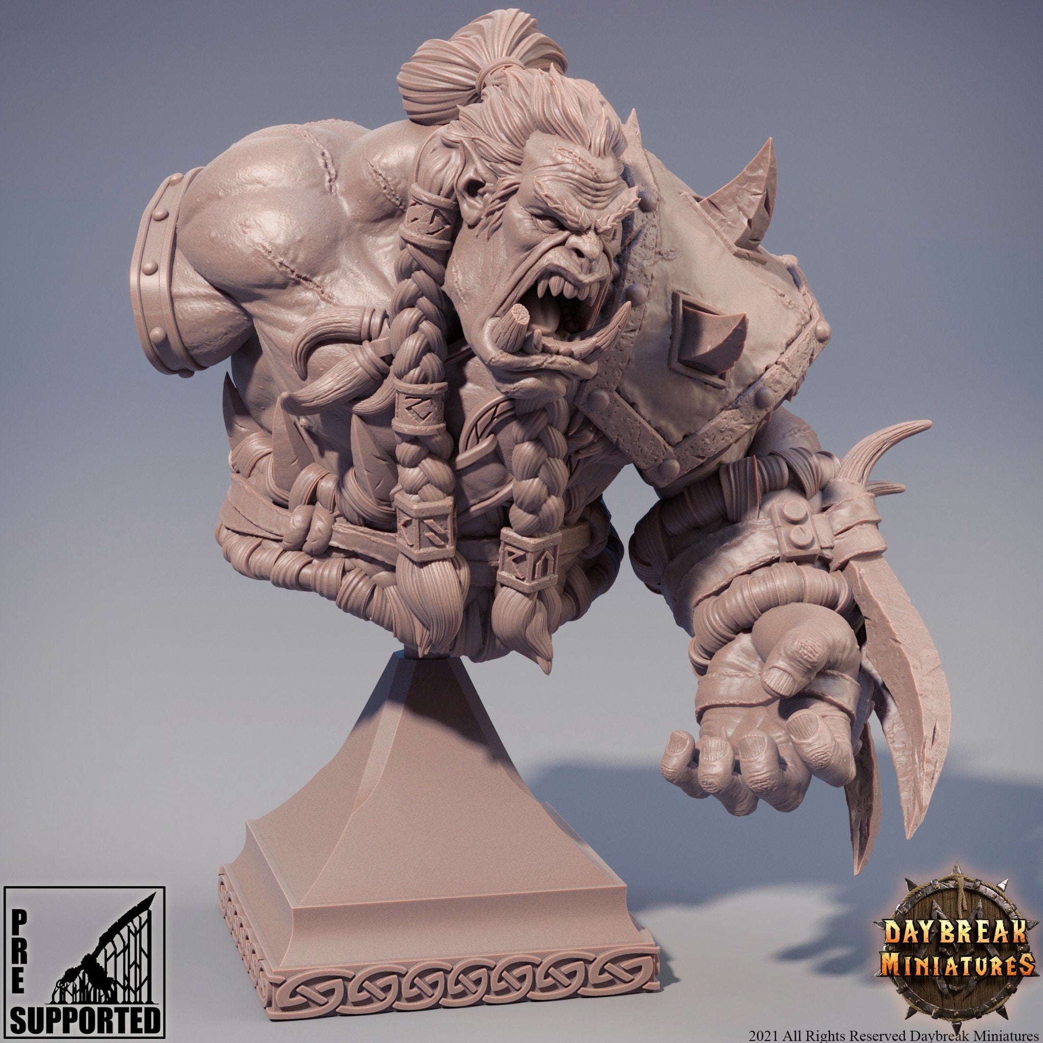 Zweitung Blutnagel - BUST, quest for glory, DayBreak Miniatures, for Wargames, Dungeons & Dragons TTRPG