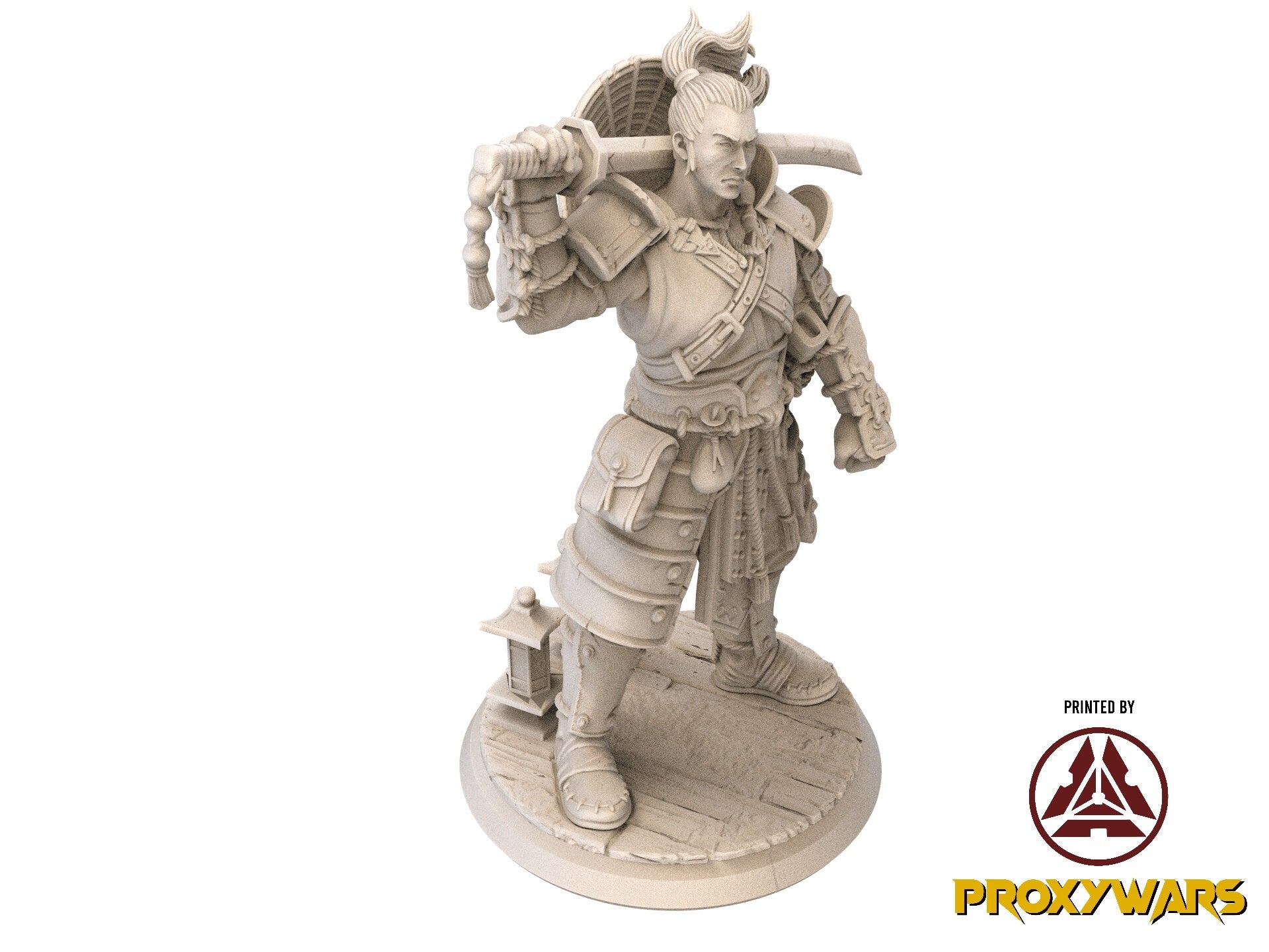 Fists Of Fury - Hero - Polly, Masterless Warrior (Medium - 25 mm), Flesh of Gods, for Wargames, Dungeons & Dragons TTRPG