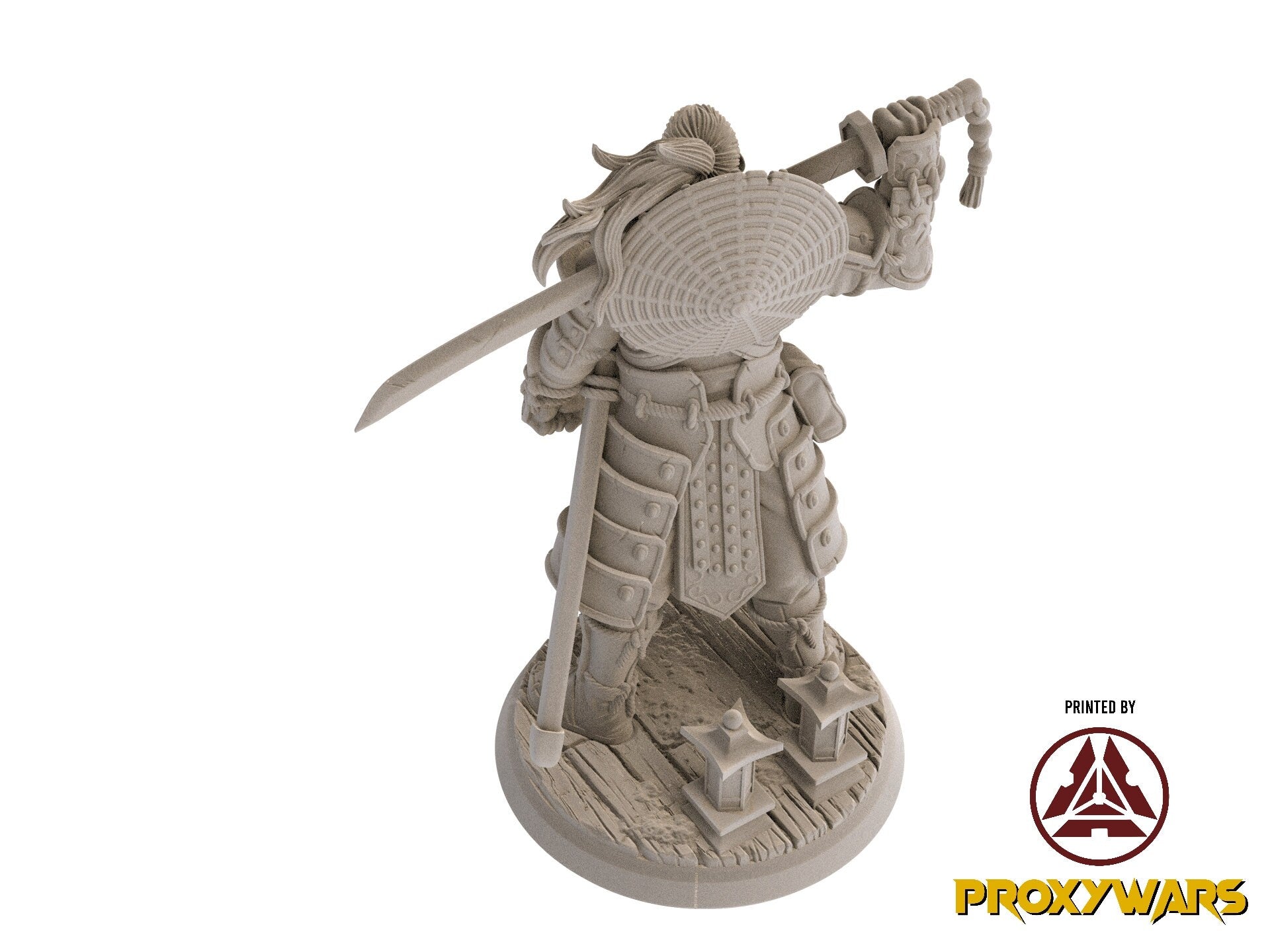 Fists Of Fury - Hero - Suke, Wandering Sword (Medium - 25 mm), Flesh of Gods, for Wargames, Dungeons & Dragons TTRPG