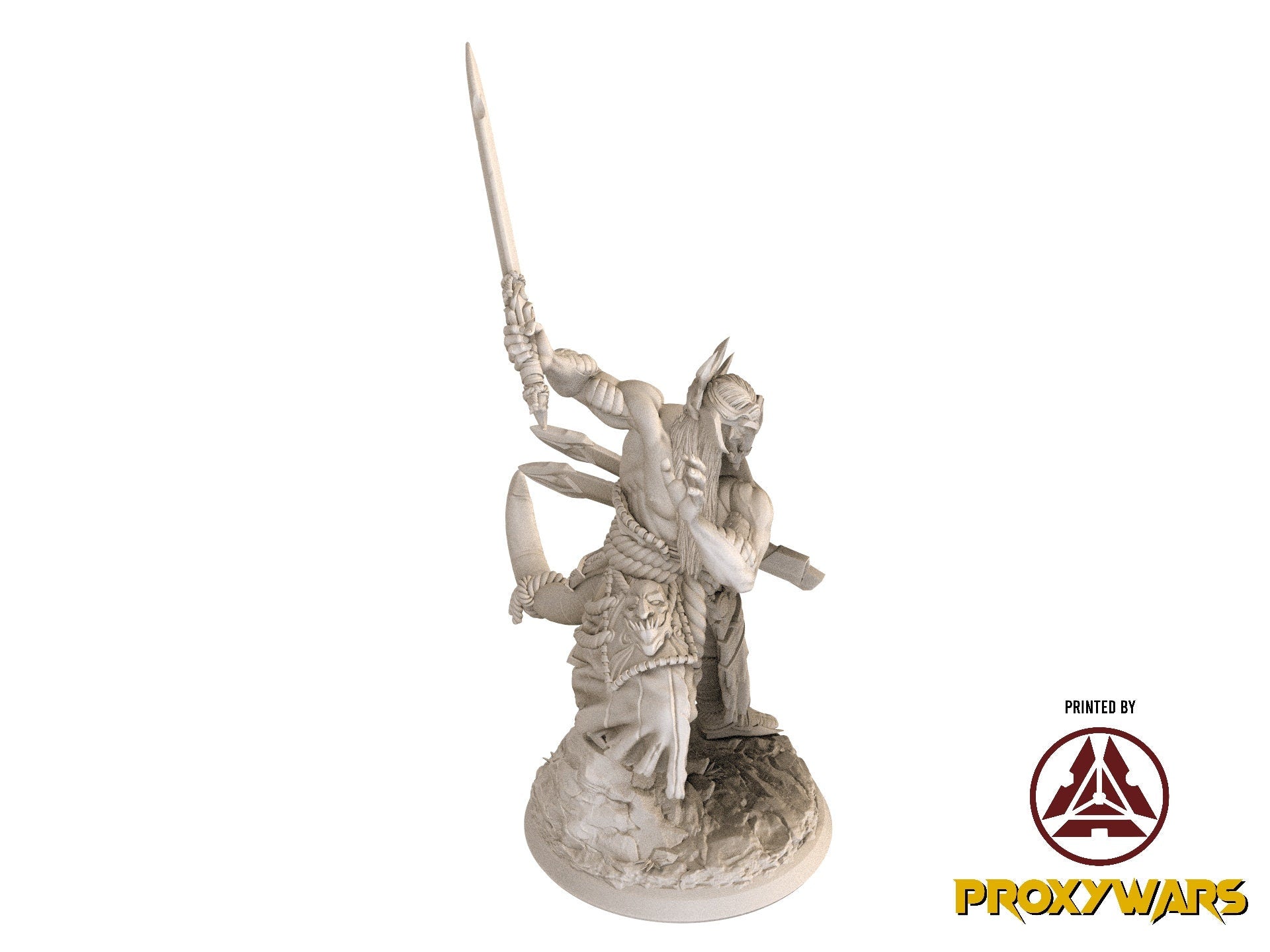 Fists Of Fury - Enemy - Pang Lo, Sorcerer Monk of Death 75mm, Flesh of Gods, for Wargames, Dungeons & Dragons TTRPG