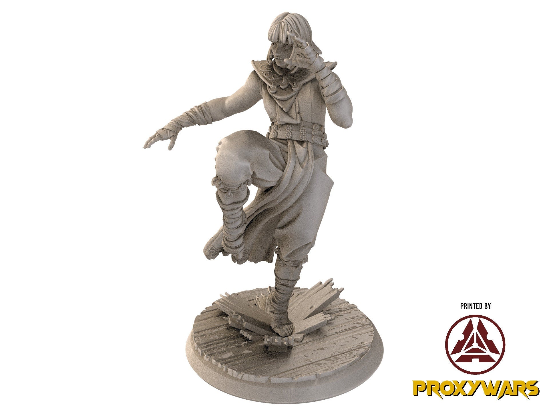 Fists Of Fury - Hero - The Shadow Warrior 75mm, Flesh of Gods, for Wargames, Dungeons & Dragons TTRPG