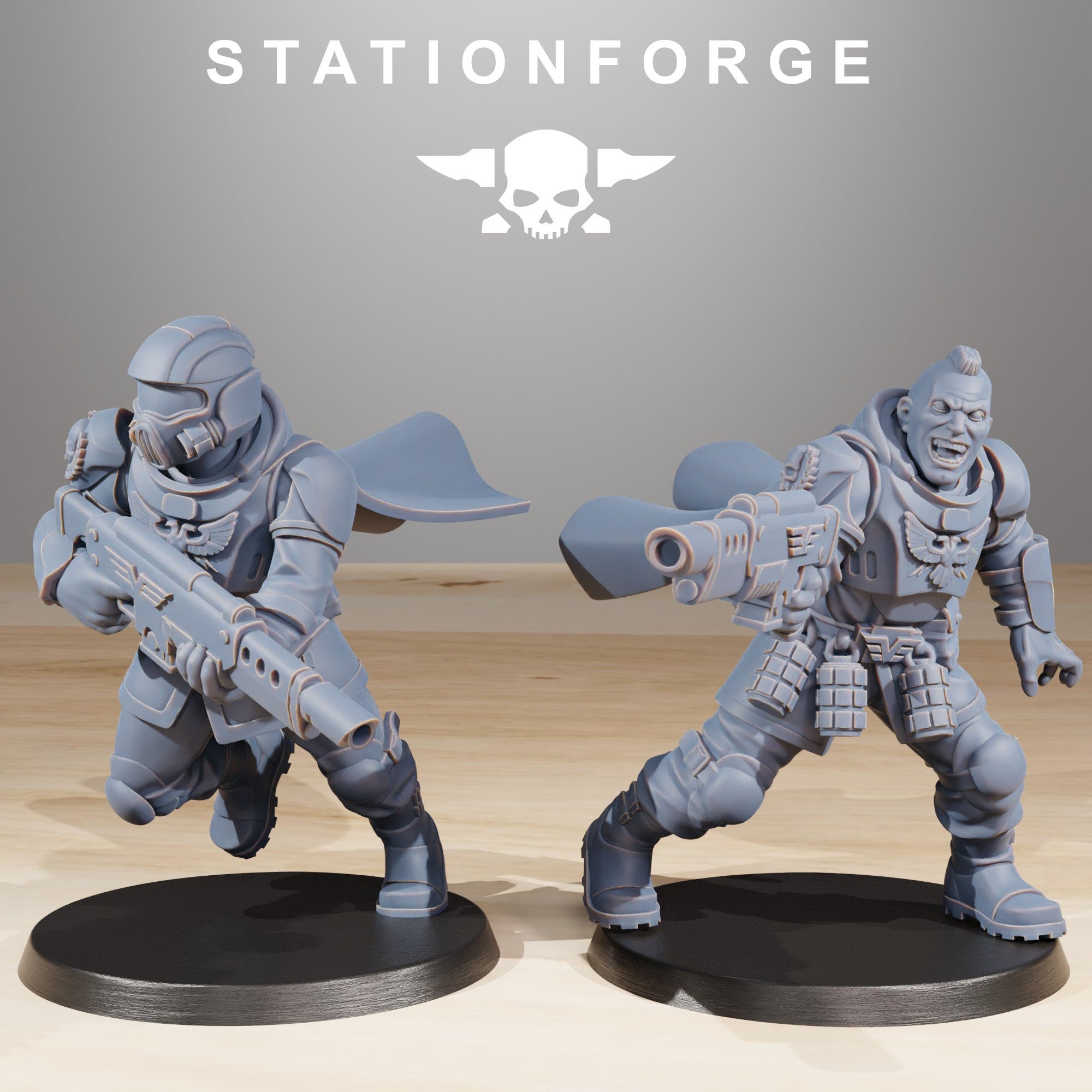 National Guard - Vaskar Freedom Fighters, mechanized infantry, post apocalyptic empire, usable for tabletop wargame.