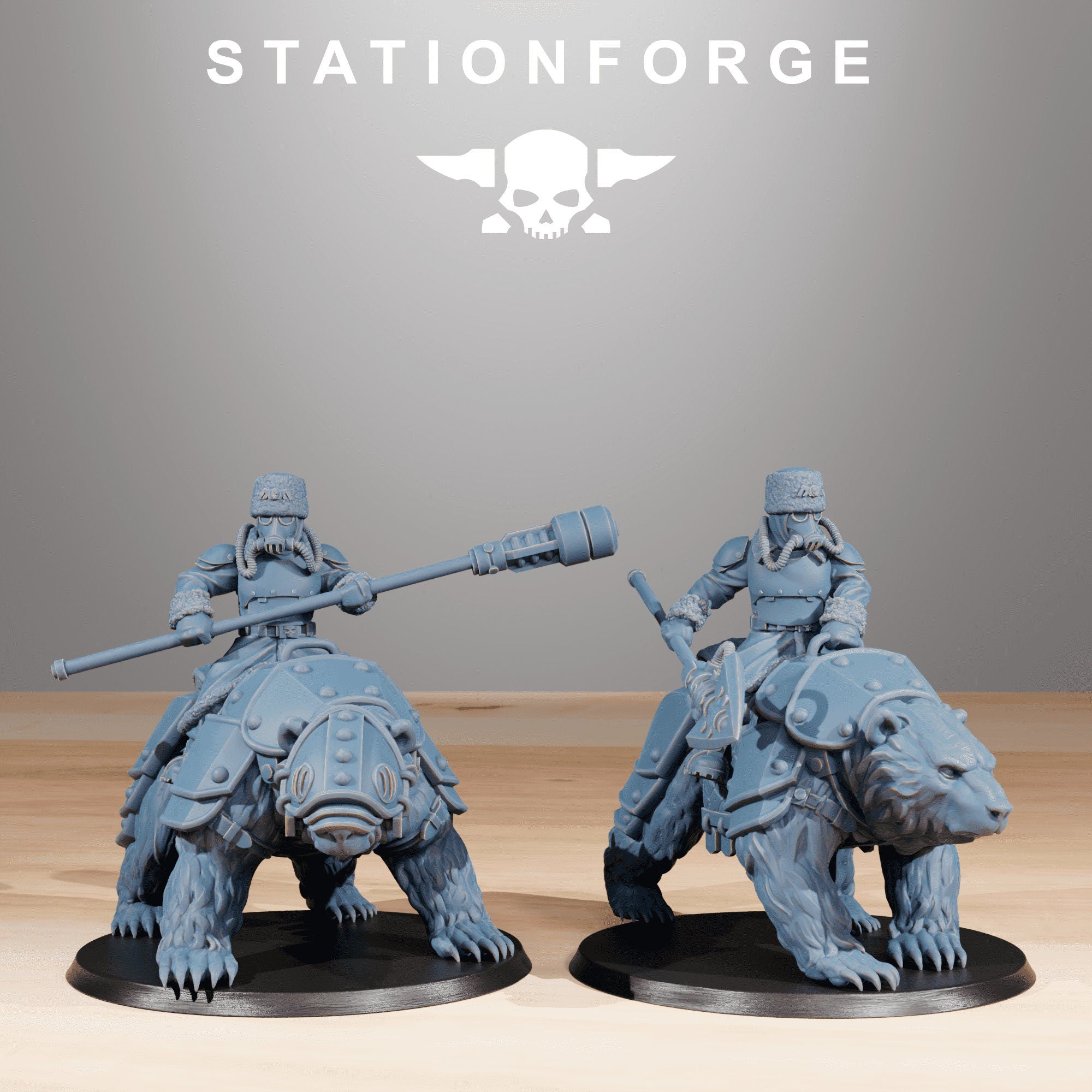 Grimguard - Snipers, mechanized infantry, post apocalyptic empire, usable for tabletop wargame.