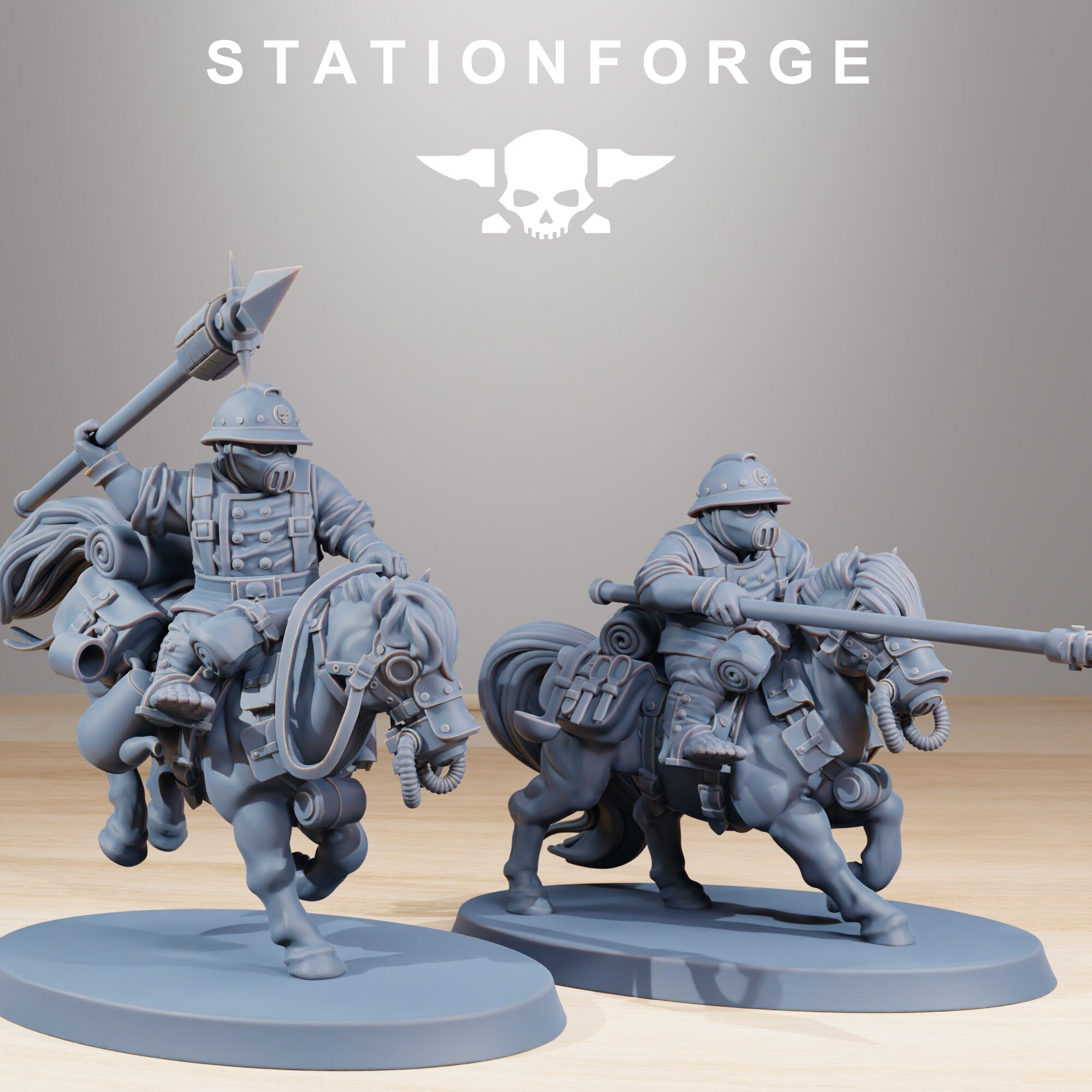 Grimguard - Snipers, mechanized infantry, post apocalyptic empire, usable for tabletop wargame.