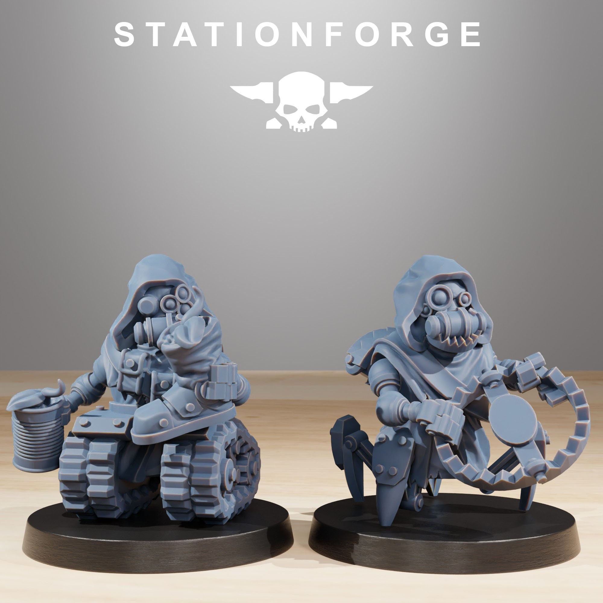 Scavenger - x10 Salvagers, infanterie mécanisée, empire post apocalyptique, utilisable pour tabletop wargame.