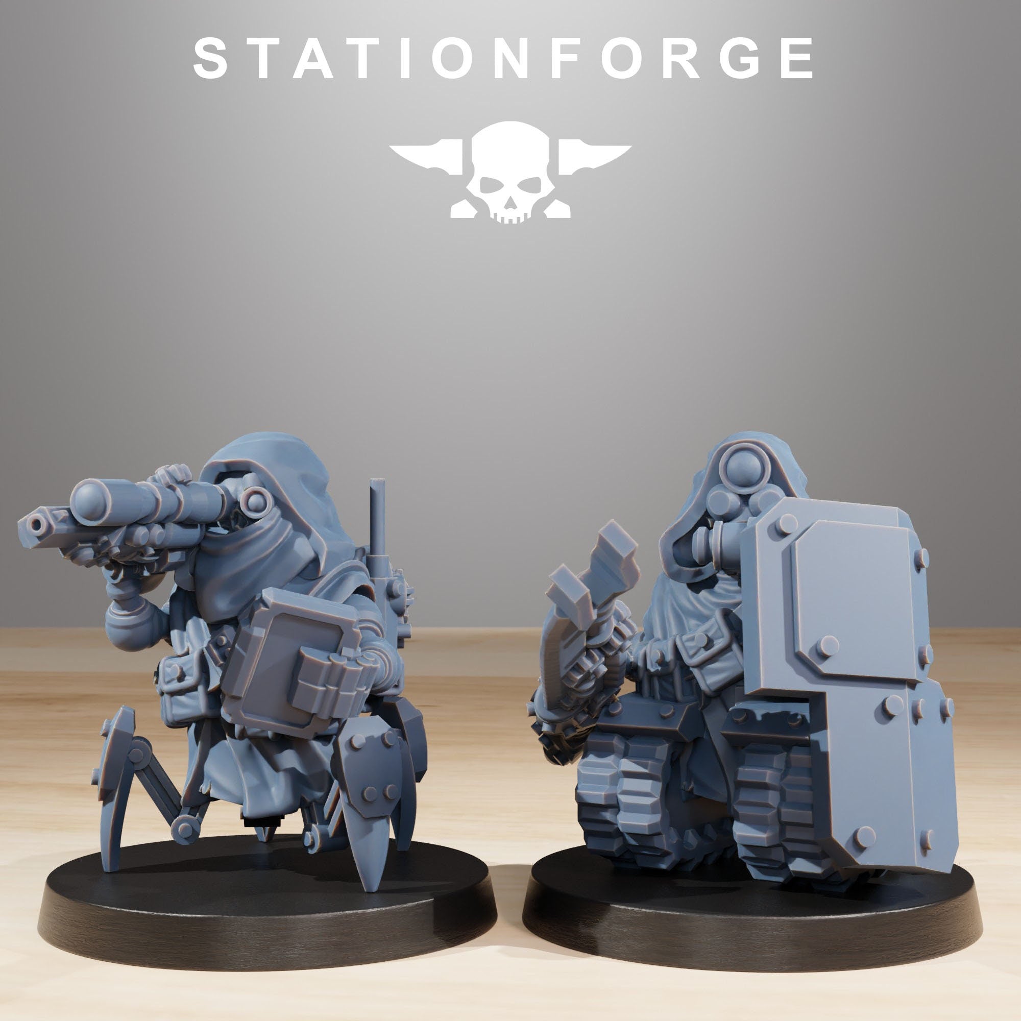 Scavenger - x10 Salvagers, infanterie mécanisée, empire post apocalyptique, utilisable pour tabletop wargame.