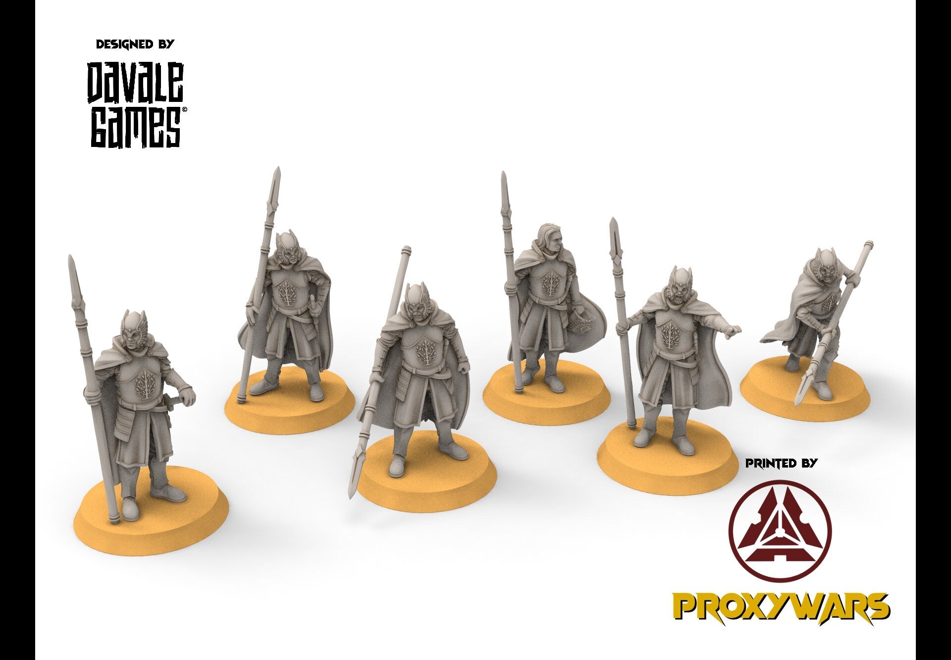 Ornor - Rangers of the North, Protectors of the Shire, Dune Din, Misty Mountains, Bowmen, Scouts miniatures for wargame D&D, Lotr...