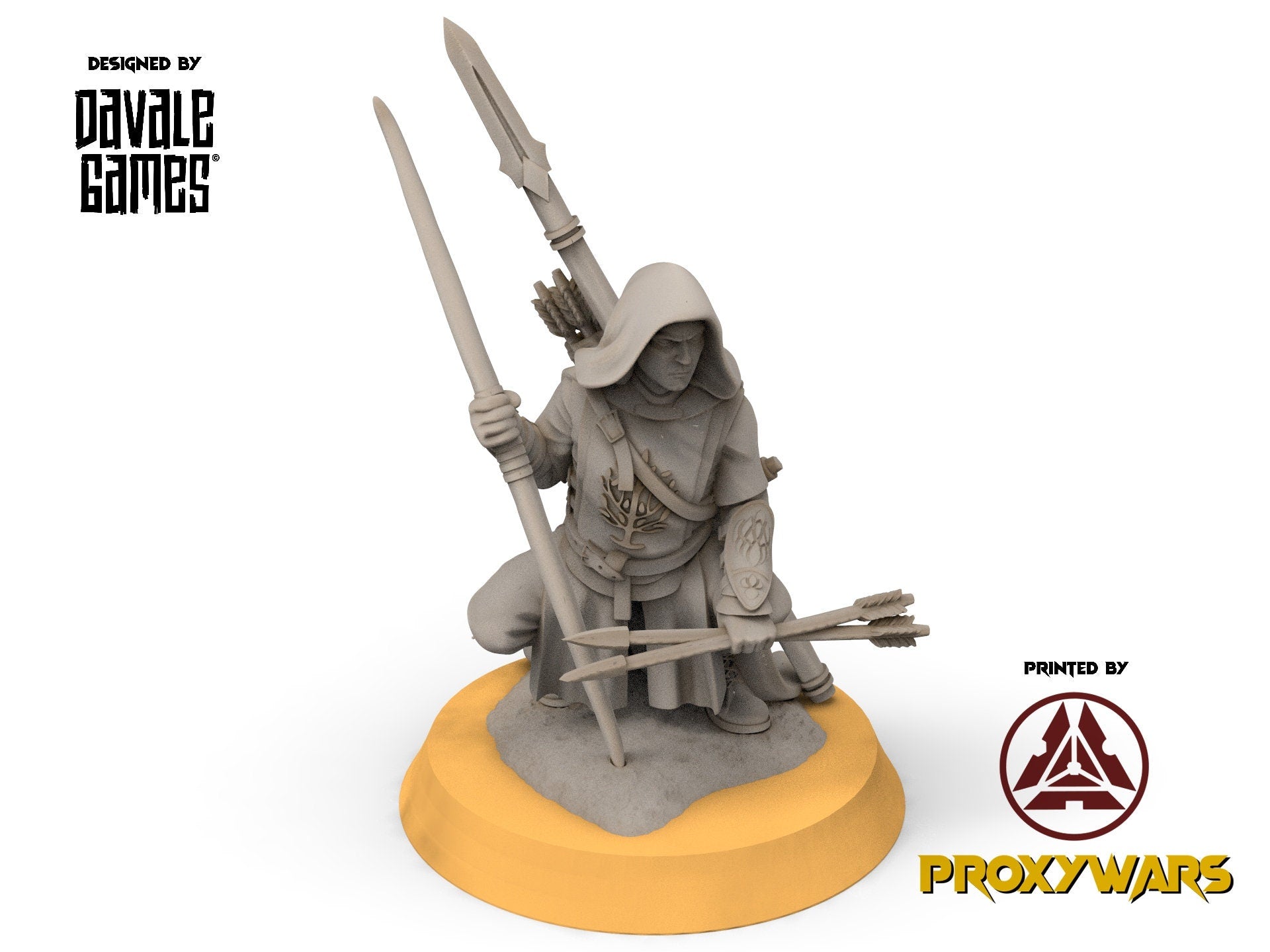 Gandor - Rangers of the North, Protectors of the Shire, Dune Din, Misty Mountains, Bowmen, Scouts miniatures for wargame D&D, Lotr...