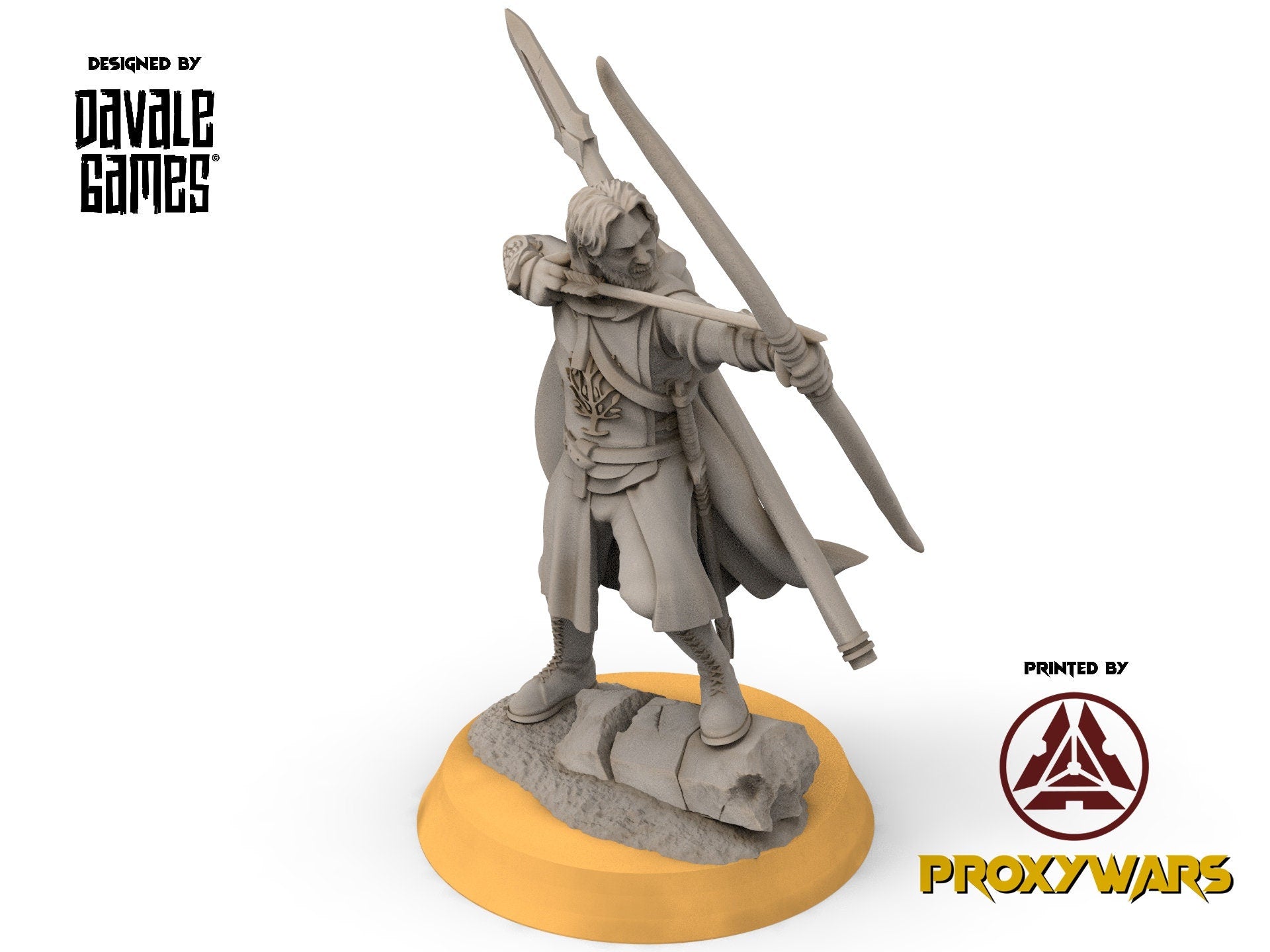 Gandor - Grey Castle Rangers, Protectors of the Shire, Dune Din, Bowmen, Scouts miniatures for wargame D&D, Lotr...