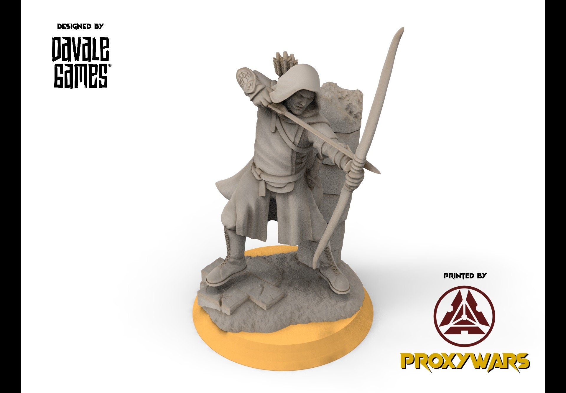 Gandor - Rangers of the North, Protectors of the Shire, Dune Din, Misty Mountains, Bowmen, Scouts miniatures for wargame D&D, Lotr...