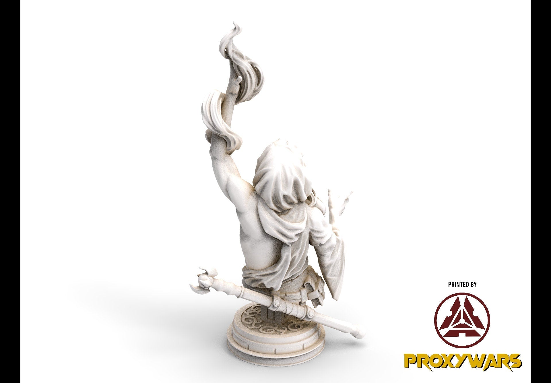 The Spectral Reckoning - Bust - Thebeus, The Revenant Sorcerer 75mm, Flesh of Gods, for Wargames, Dungeons & Dragons TTRPG