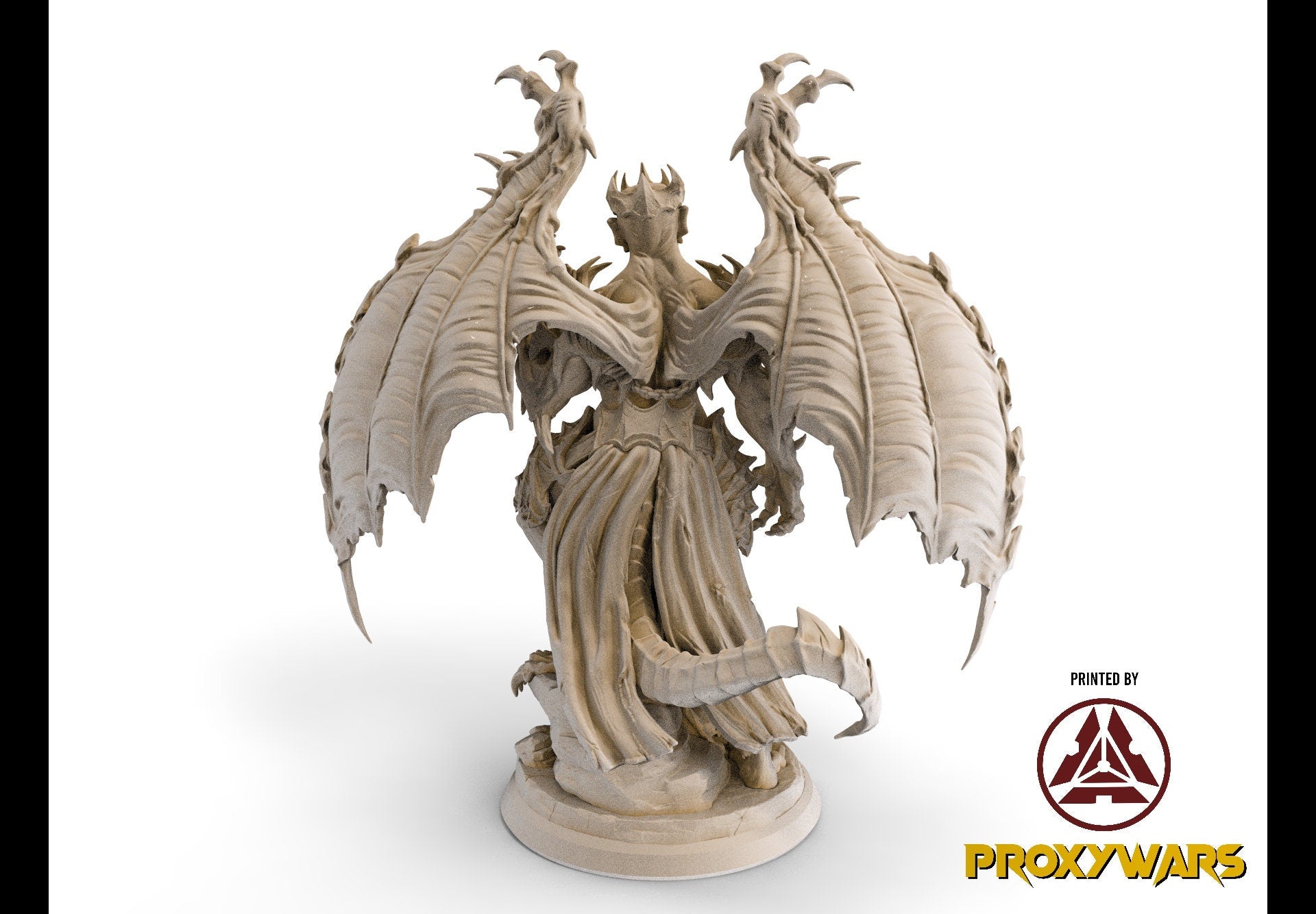 The Spectral Reckoning - Enemy - Mathenas, Gargoyle King (Medium - 25 mm), Flesh of Gods, for Wargames, Dungeons & Dragons TTRPG