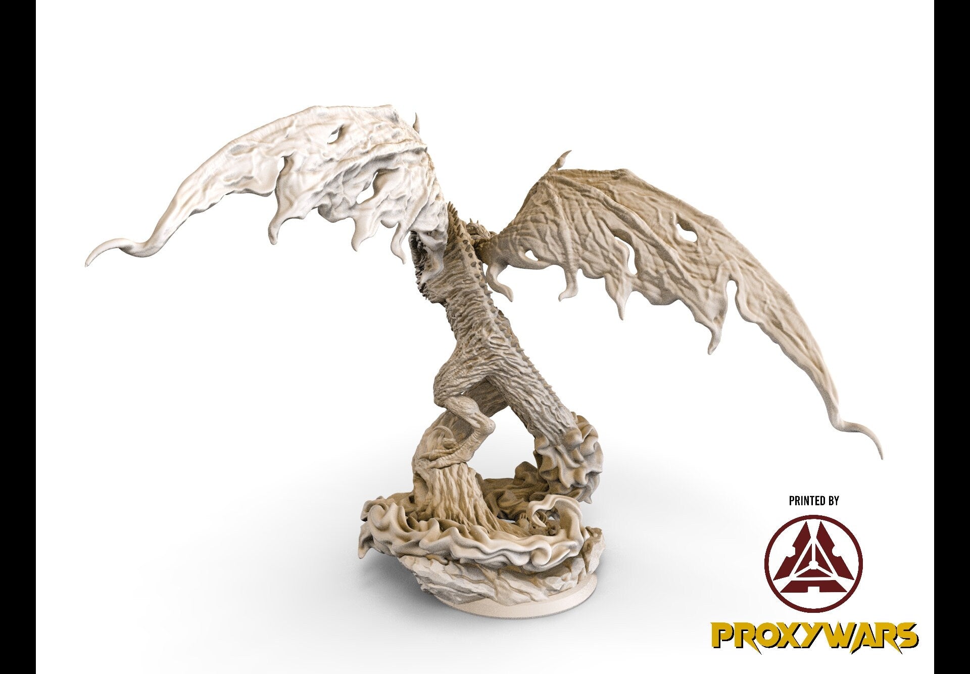 The Spectral Reckoning - Enemy - Phantom Dragon (Large - 50 mm), Flesh of Gods, for Wargames, Dungeons & Dragons TTRPG