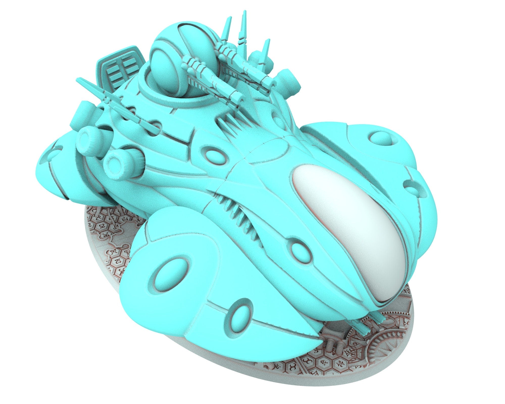 Space Elves - x6 Warriors modular miniature - Tech Elves Edge Miniatures, The Cursed Dimension