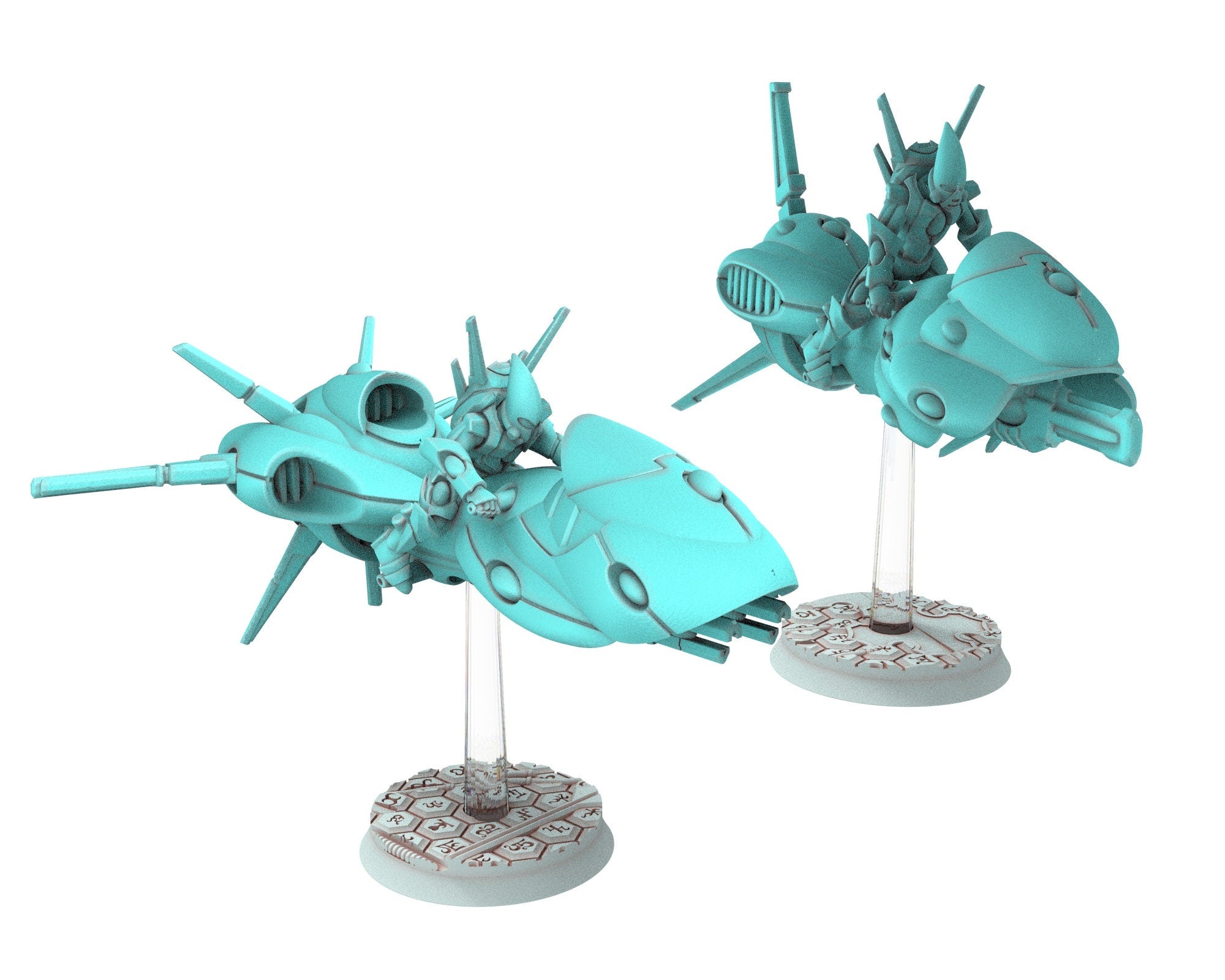 Space Elves - Motojet Bundle modular miniature - Tech Elves Edge Miniatures, The Cursed Dimension