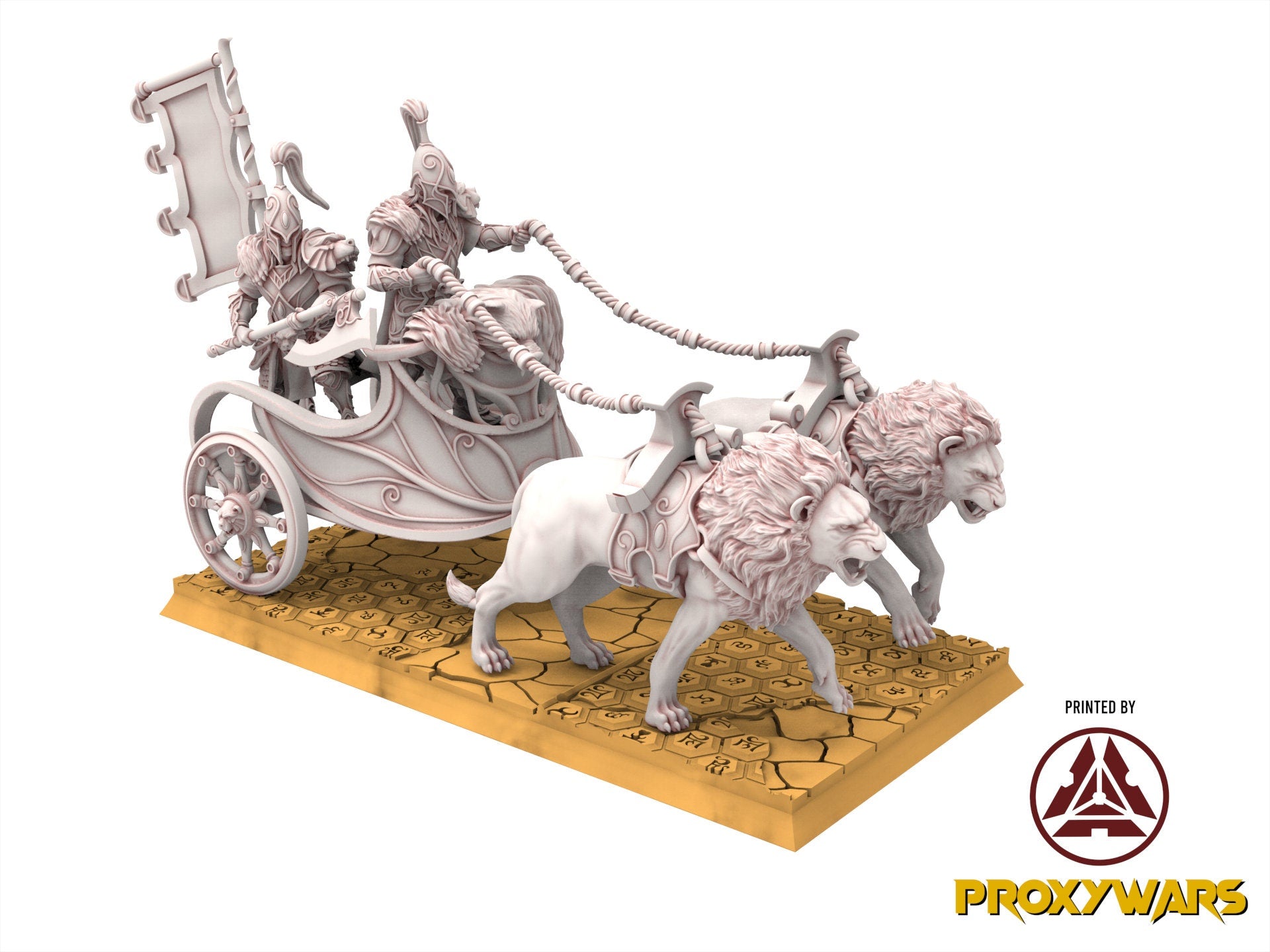 Hight Elves - Silvermoor - Bear Guardians Chariot, Fantasy elves, usable for 9th Age, Fantasy Battle, Oldhammer, King of war