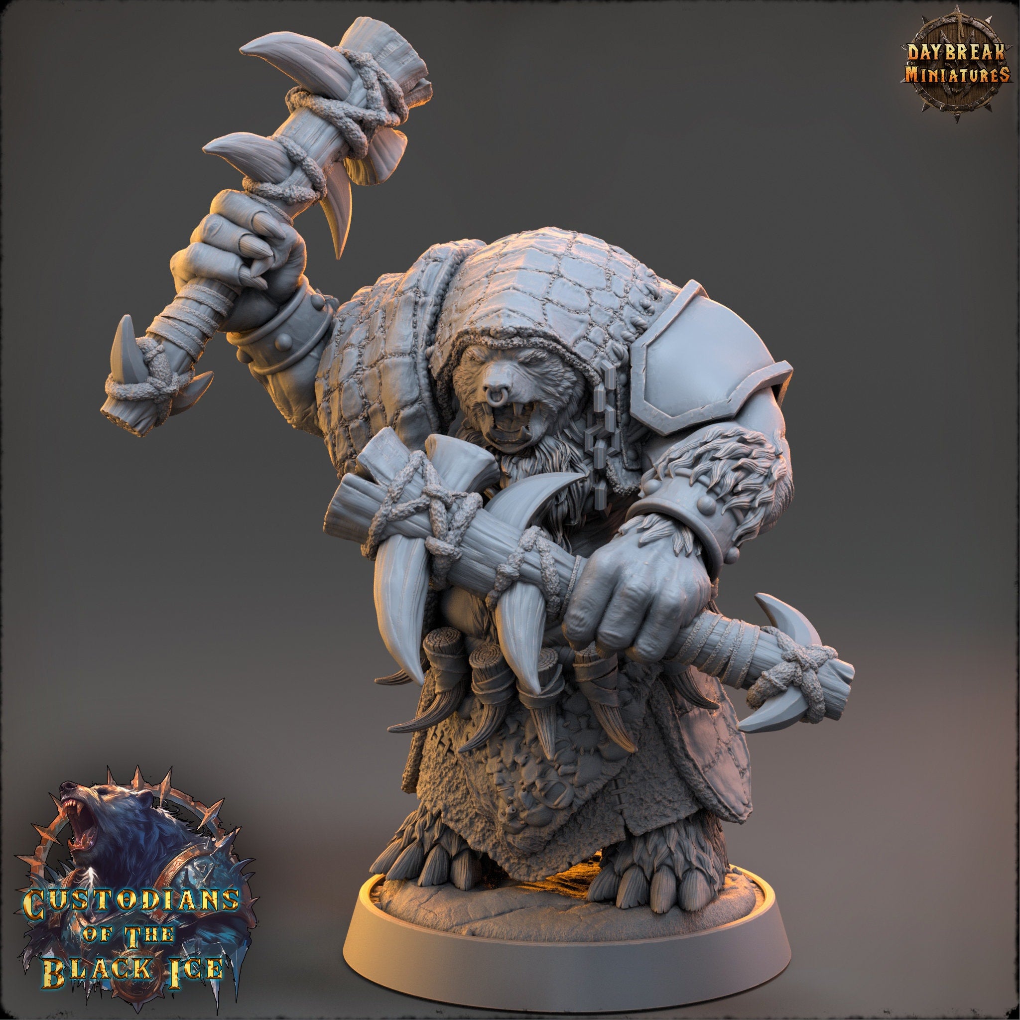 Custodians of The Black Ice - Igor Masher, quest for glory, DayBreak Miniatures, for Wargames, Dungeons & Dragons TTRPG