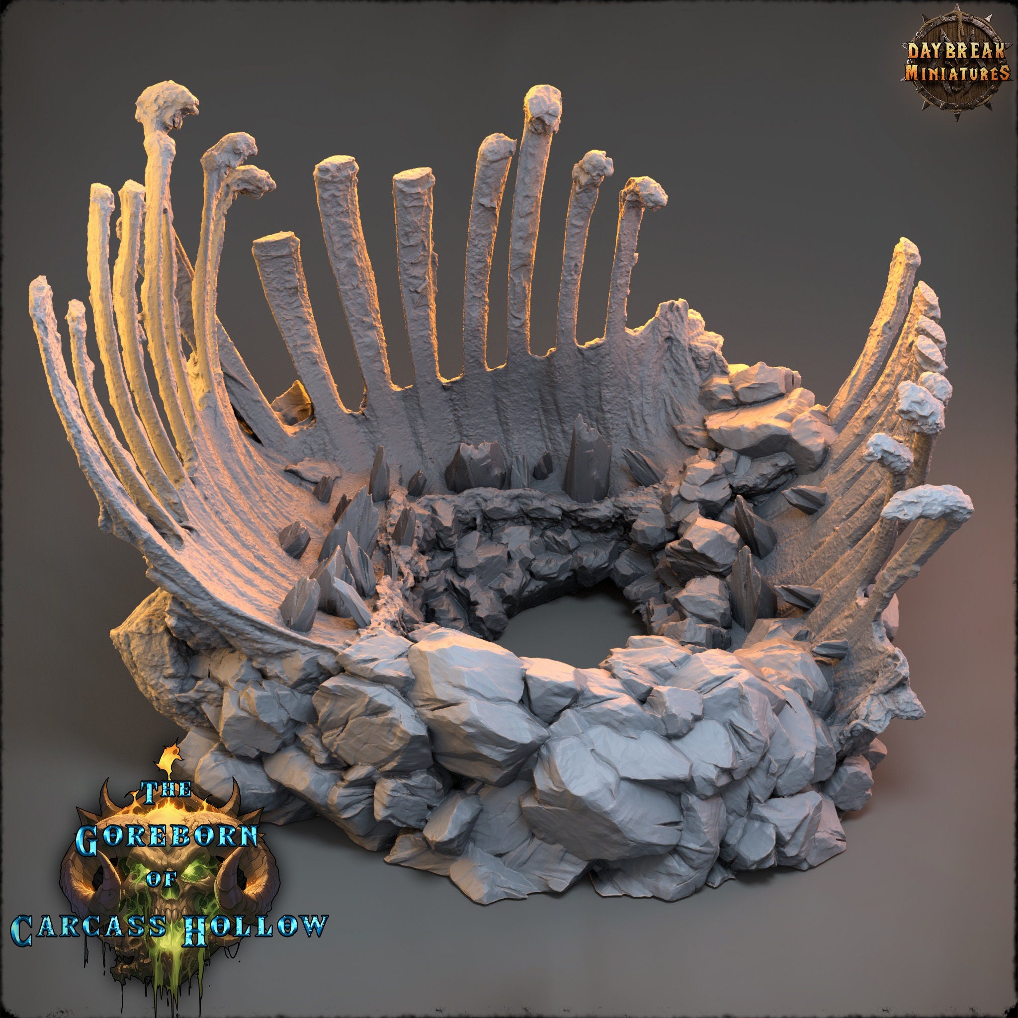 The Goreborn of Carcass Hollow - Krellar Vortex, quest for glory, DayBreak Miniatures, for Wargames, Dungeons & Dragons TTRPG