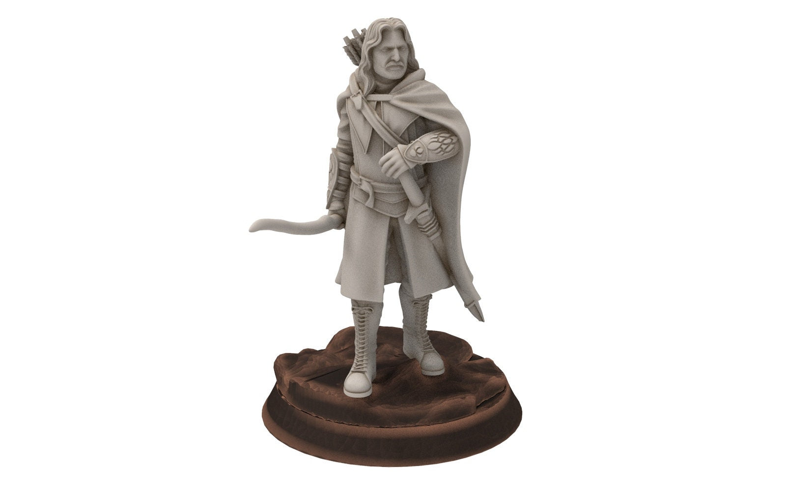 Gandor - Captain of the Grey Castle, Protectors of the Shire, Dune Din, Bowmen, Scouts miniatures for wargame D&D, Lotr...