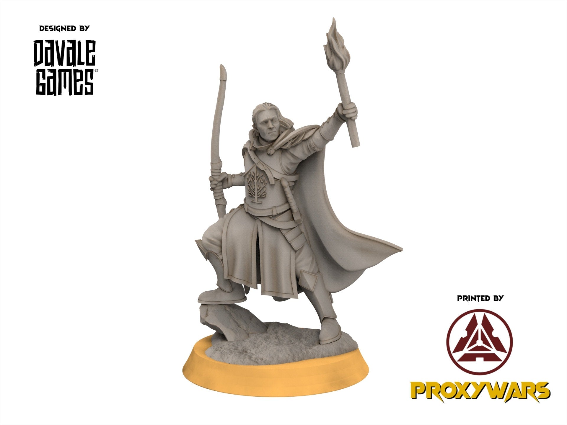 Gandor - Berf Grey Castle Court Captain, Protectors of the Shire, Dune Din, Merbury, Bowmen, Scouts miniatures for wargame D&D, Lotr...