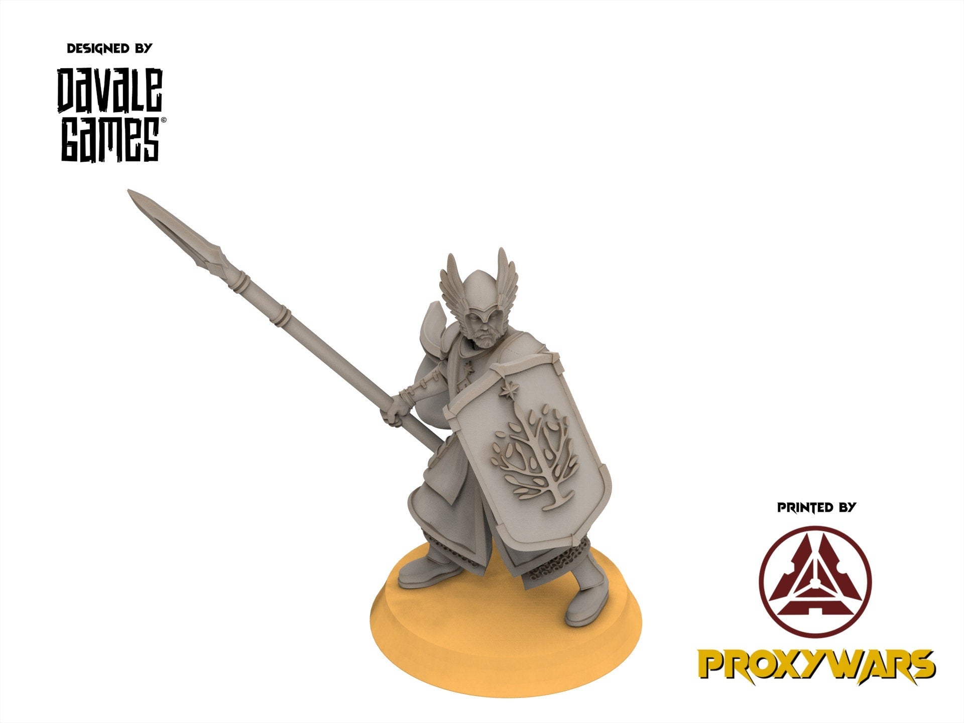 Gandor - Guards of the Grey Tree on foot, Protectors of the Shire, Dune Din, Merbury, Bowmen, Scouts miniatures for wargame D&D, Lotr...