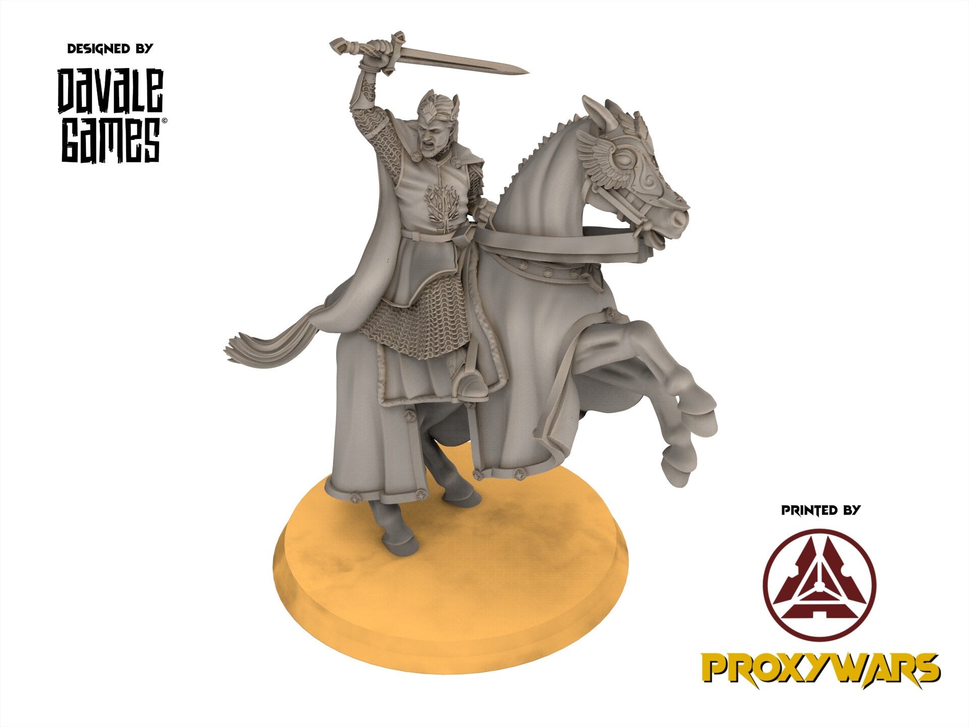 Gandor - High King of Grey Castle, Protectors of the Shire, Dune Din, Merbury, Bowmen, Scouts miniatures for wargame D&D, Lotr...