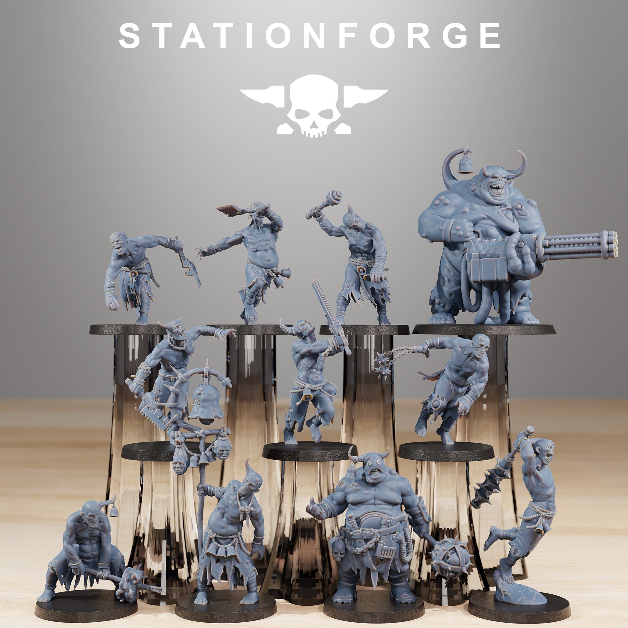 Wild hunters - Chaos Daemon warrior destructor of the lord of skulls, Wild Hunter, Blooddrinker