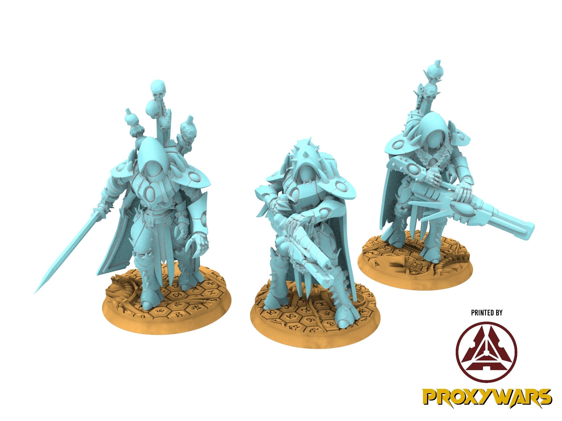 Space Elves - x1 Pirate Leader V1 With wings - Tech Elves Edge Miniatures, The Cursed Dimension