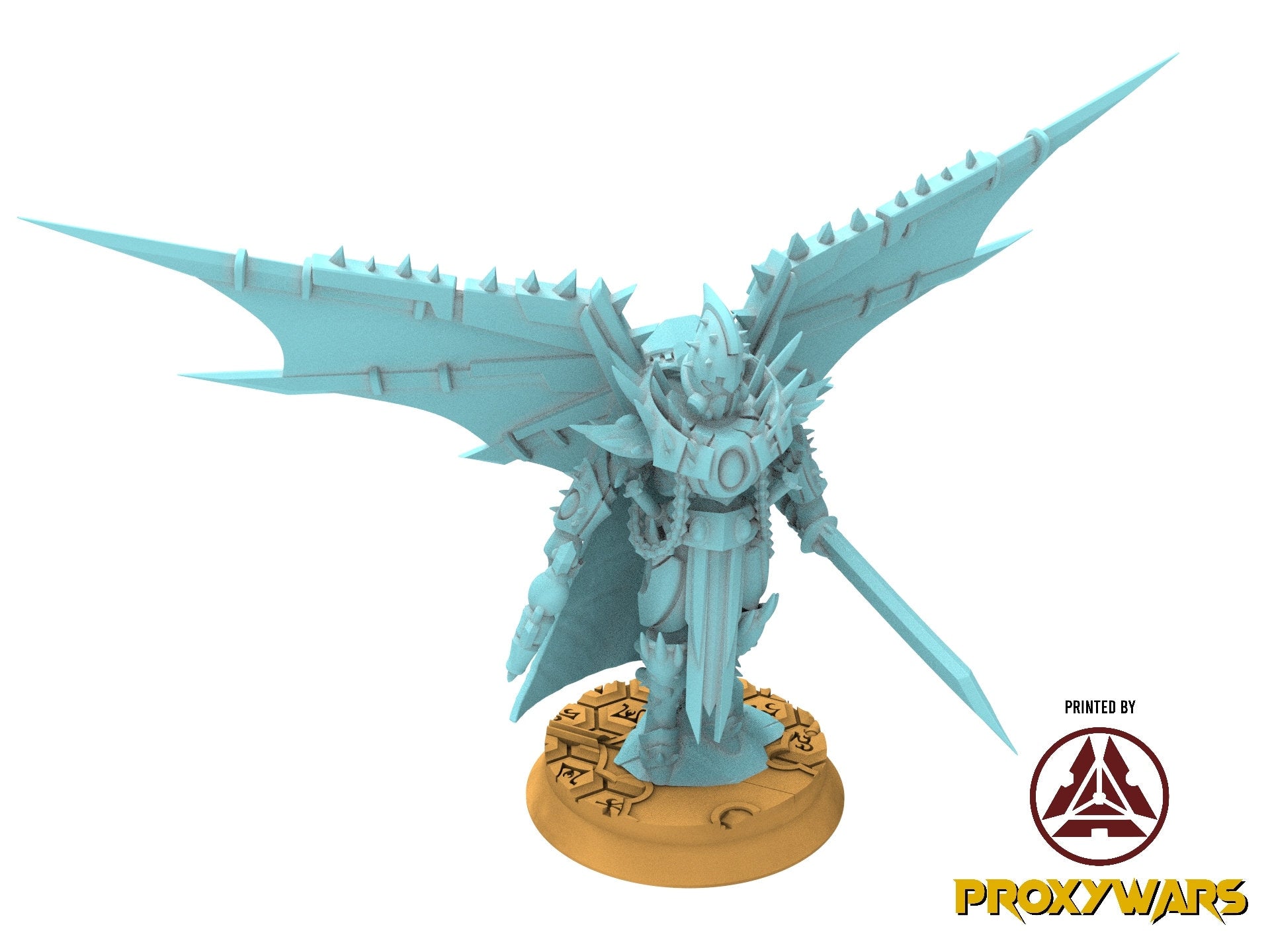 Space Elves - x1 Pirate Leader V1 With wings - Tech Elves Edge Miniatures, The Cursed Dimension