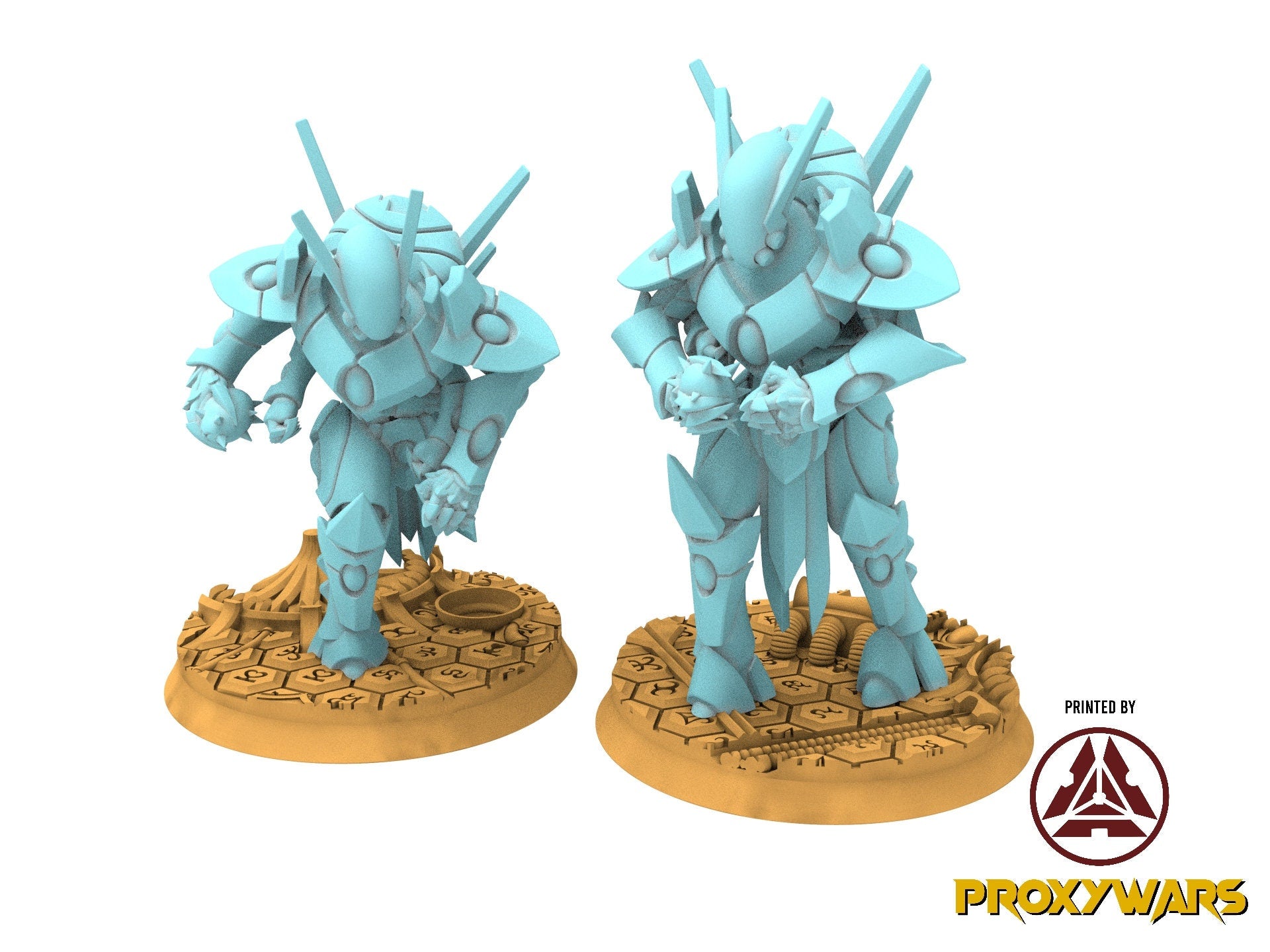 Space Elves - x2 SpikeBall Elites - Tech Elves Edge Miniatures, The Cursed Dimension