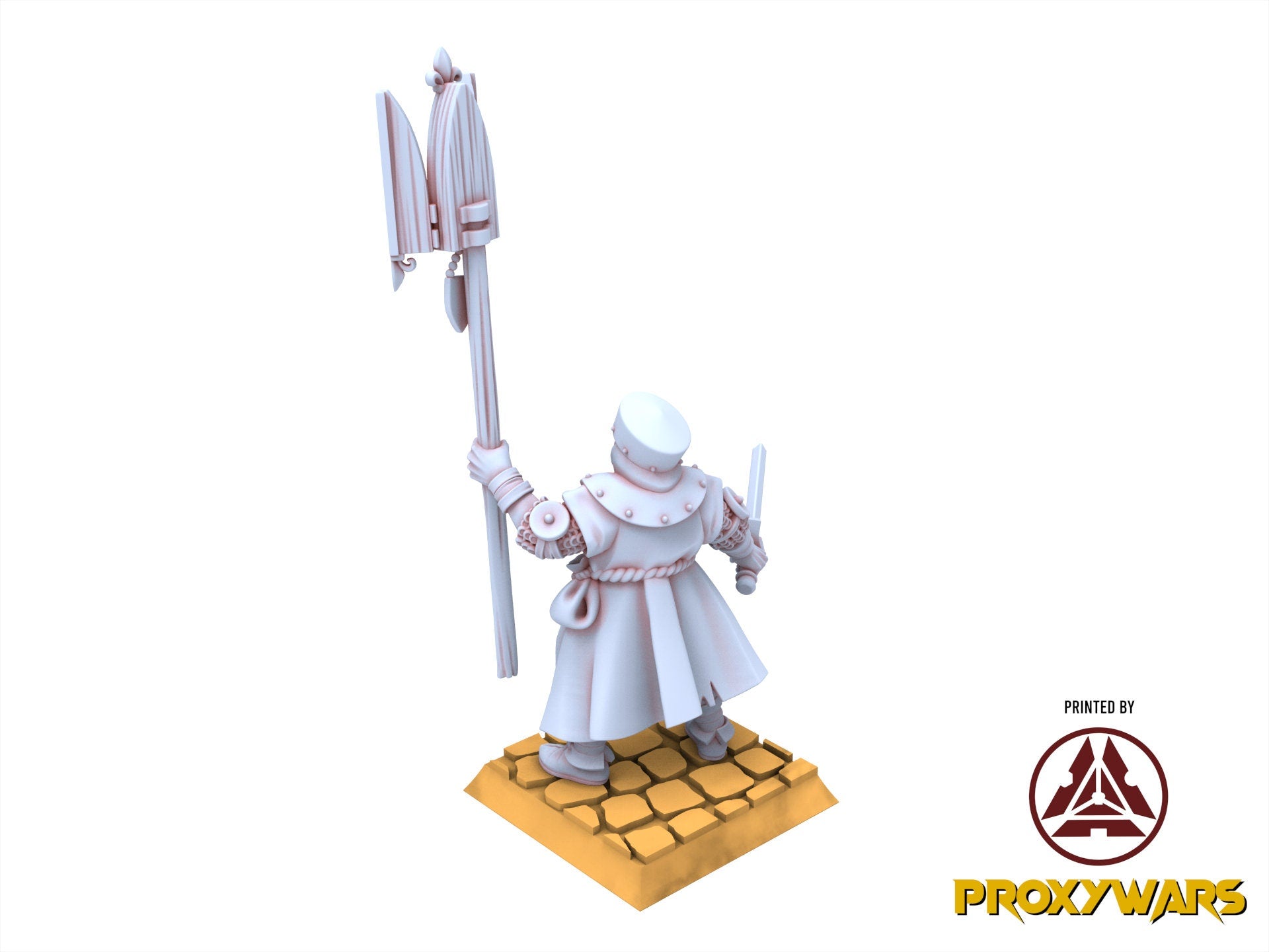 Arthurian Knights - Gallia Cleric with Relic, for Oldhammer, king of wars, 9th age, Highlands Miniatures