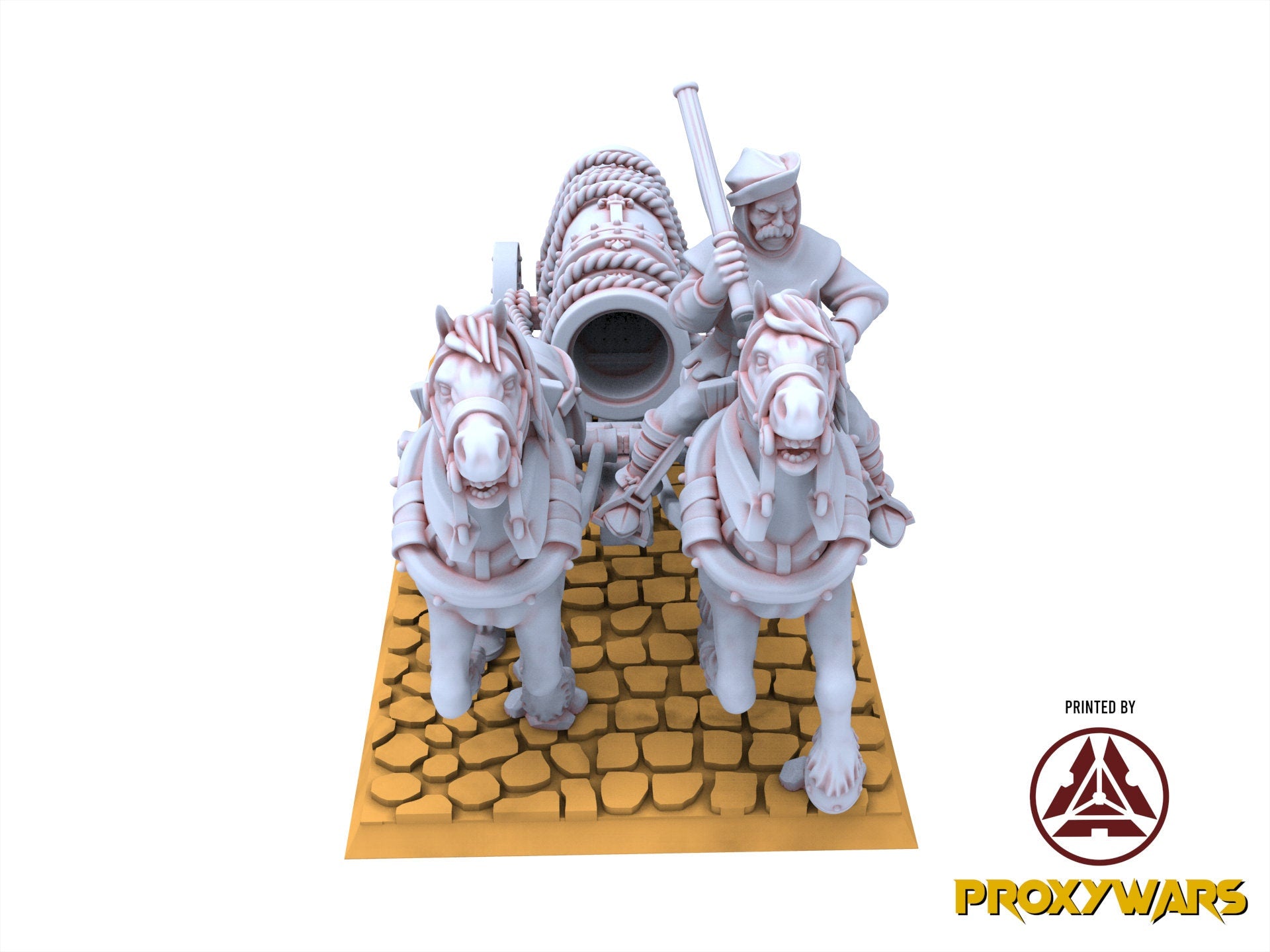 Arthurian Knights - Gallia Bombard on Chariot, for Oldhammer, king of wars, 9th age, Highlands Miniatures