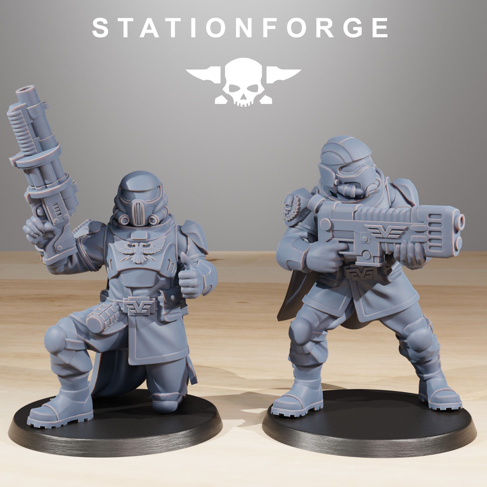 Vaskar - Freedom Fighters, mechanized infantry, post apocalyptic empire, usable for tabletop wargame.