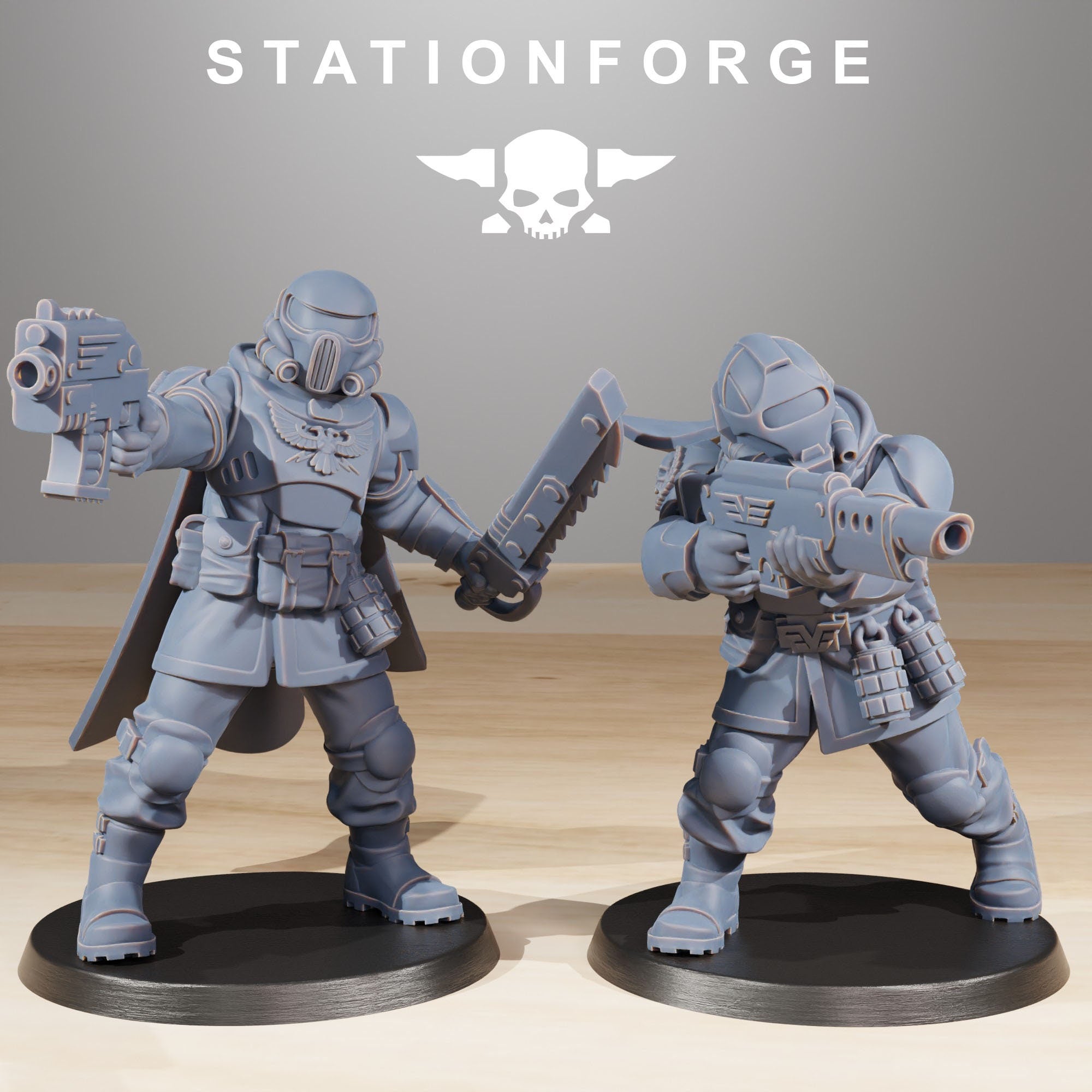 Vaskar - Freedom Fighters, mechanized infantry, post apocalyptic empire, usable for tabletop wargame.